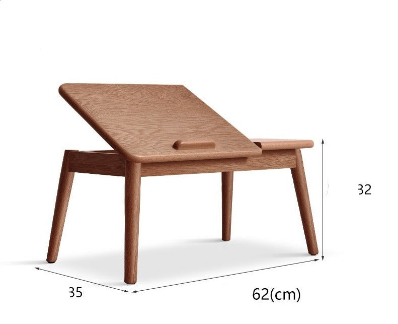 Oak , Beech solid wood bay window table"