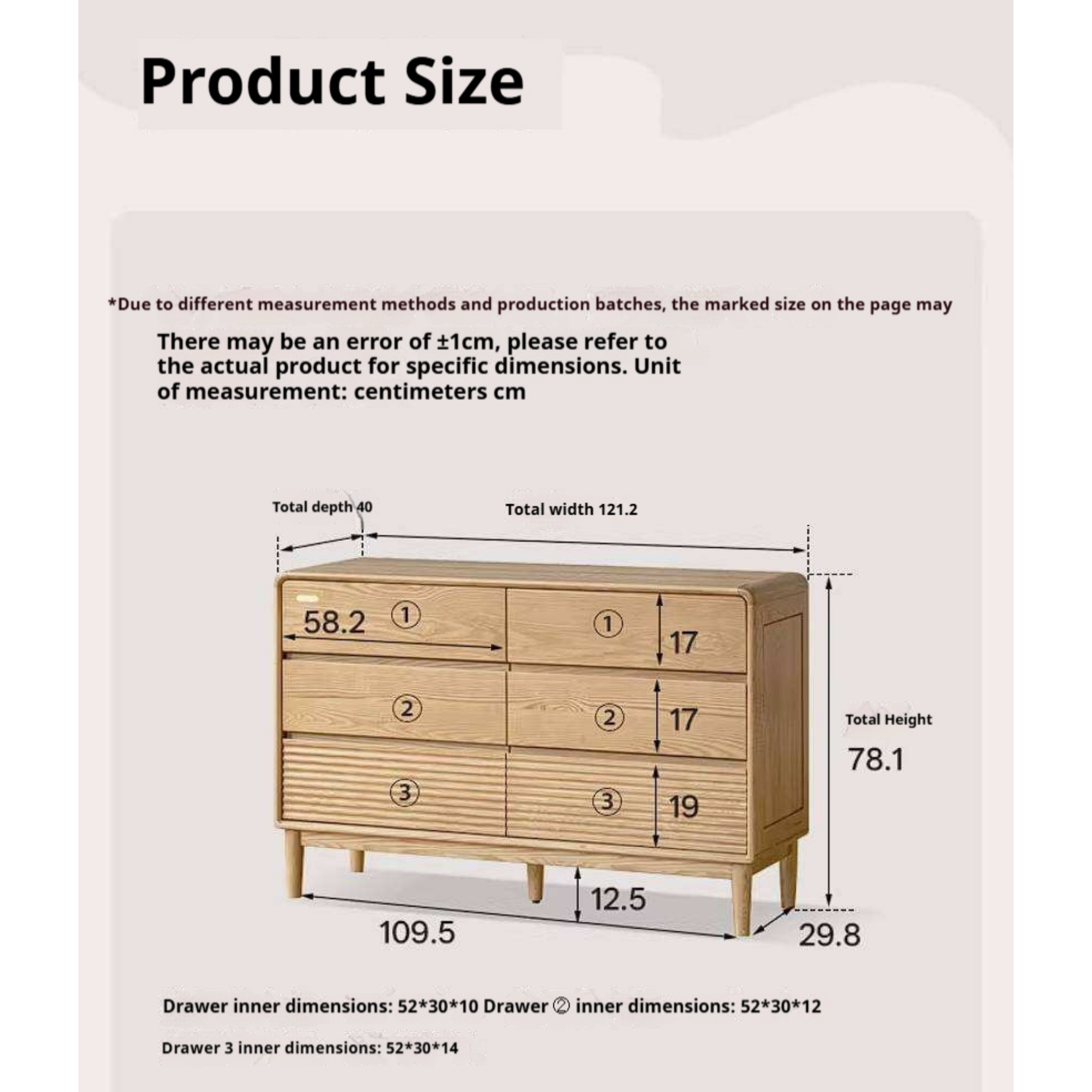 Ash Solid Wood Chest of Drawers with Modern Minimalist Design