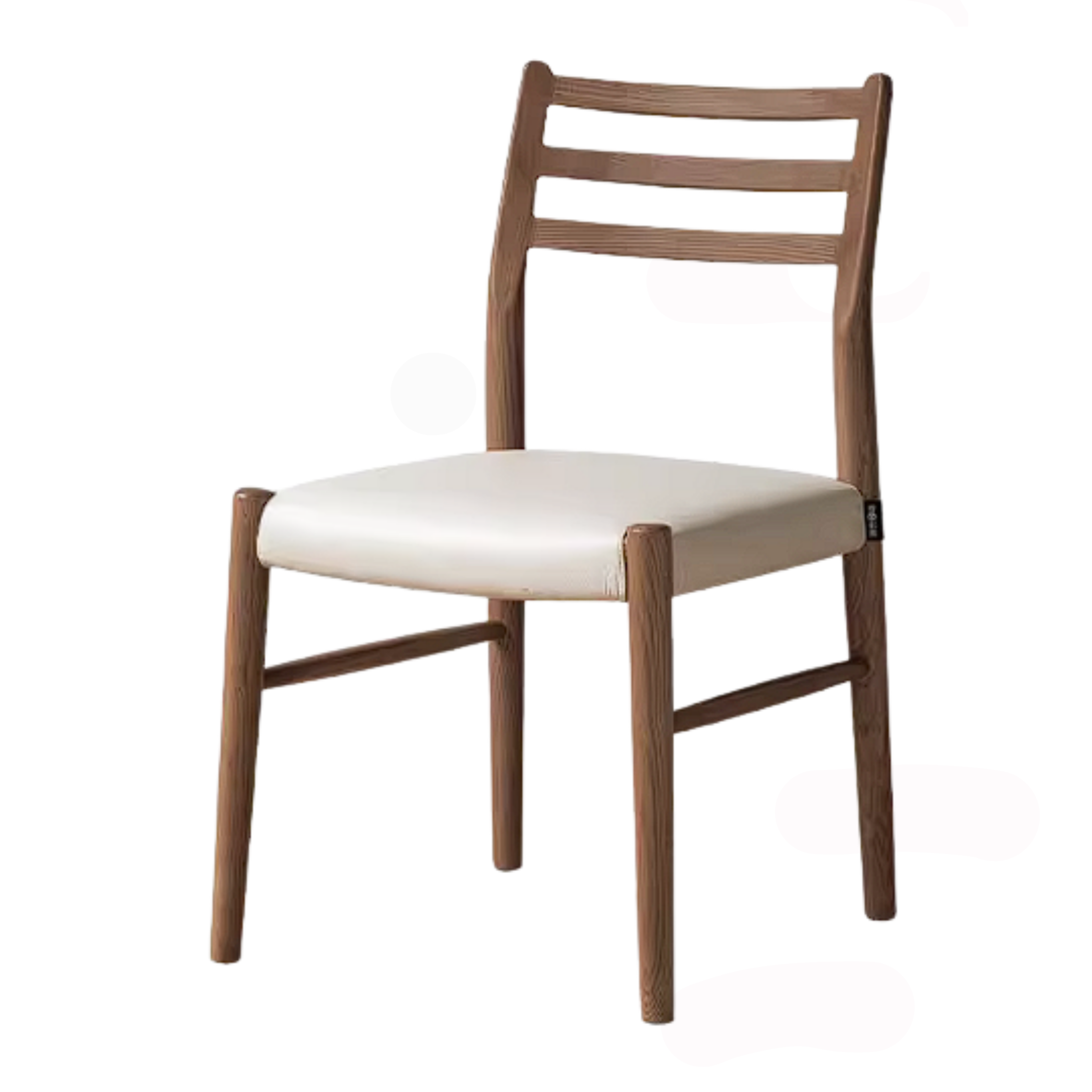 4 pcs-Ash Solid Wood Dining Chair with Modern Minimalist Design