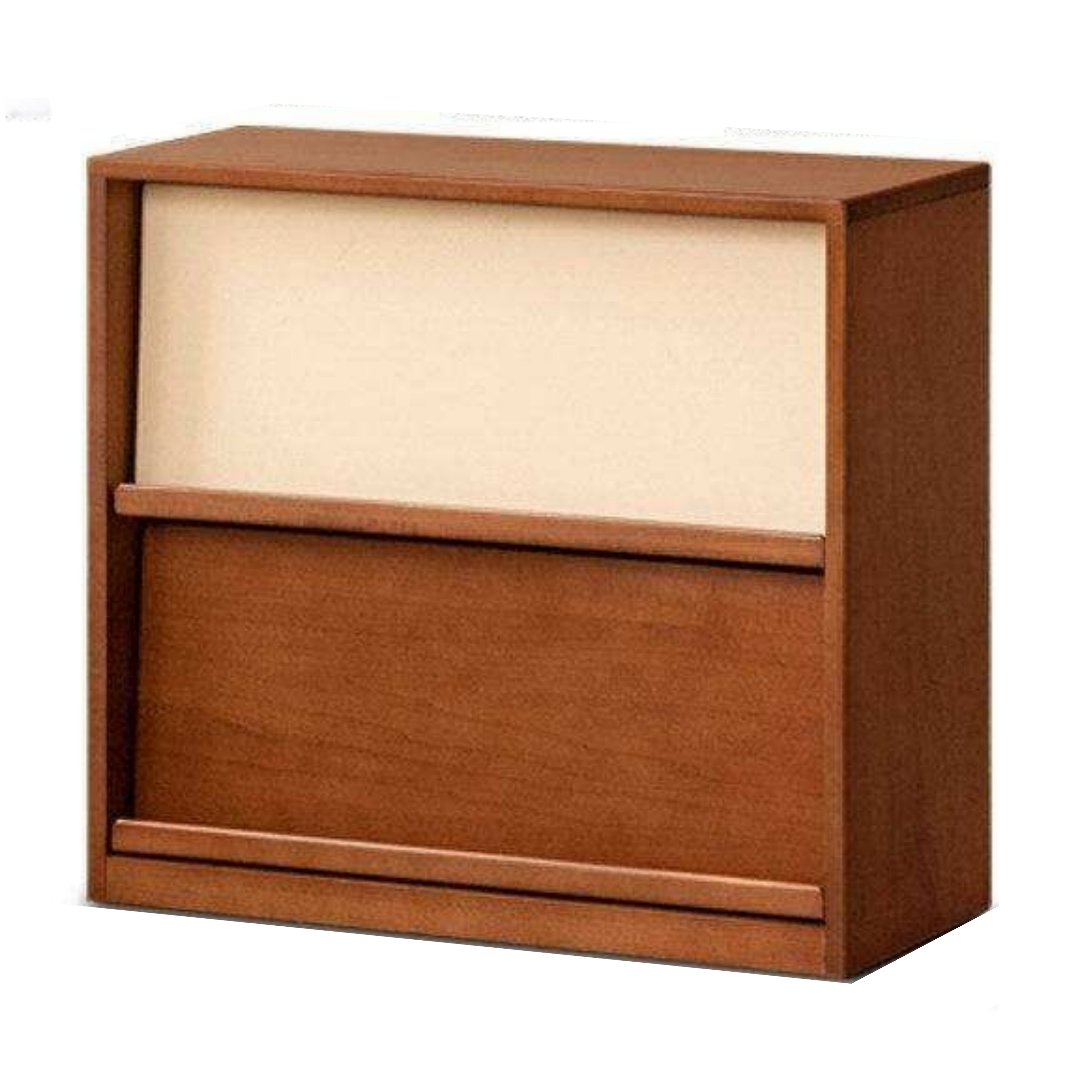 Poplar Solid Wood TV Cabinet with Vintage Style Modular Storage Design