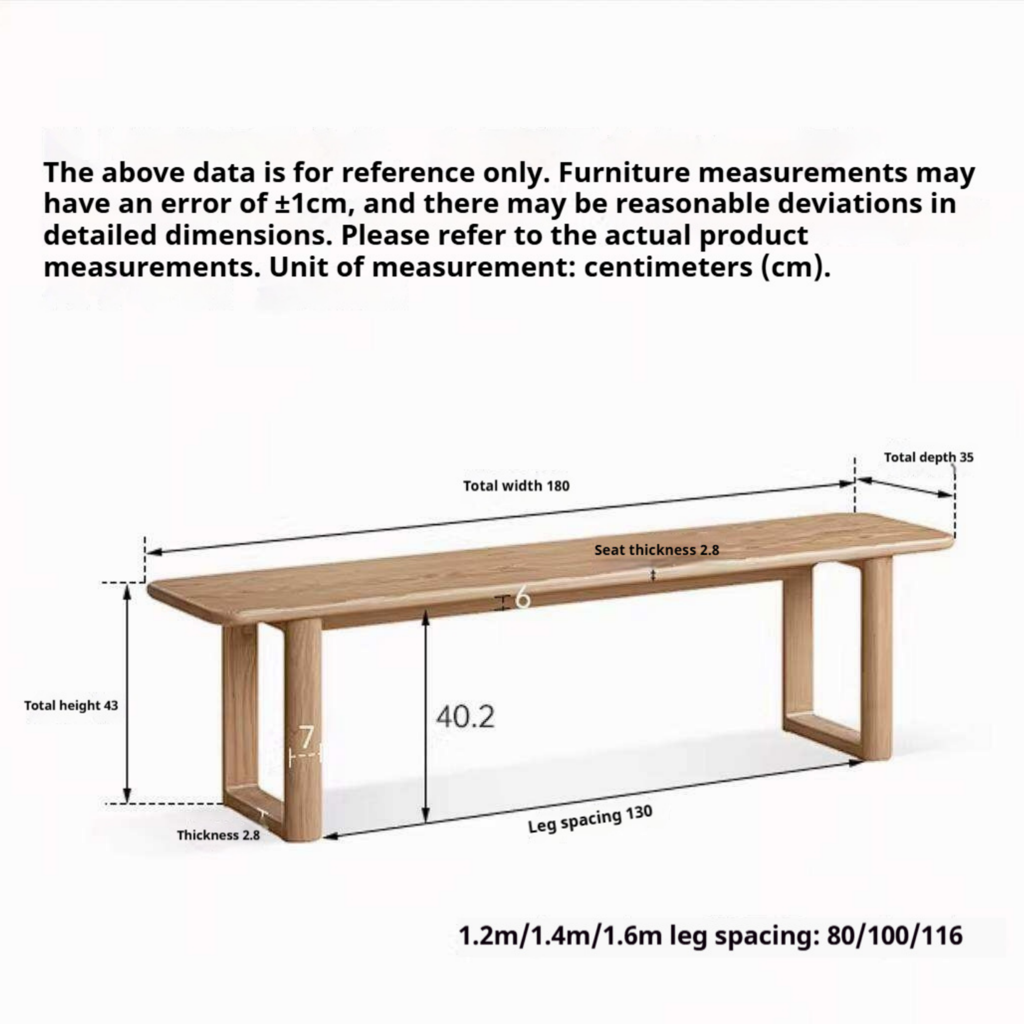 Oak, Ash Solid Wood Long Bench with Modern Minimalist Design