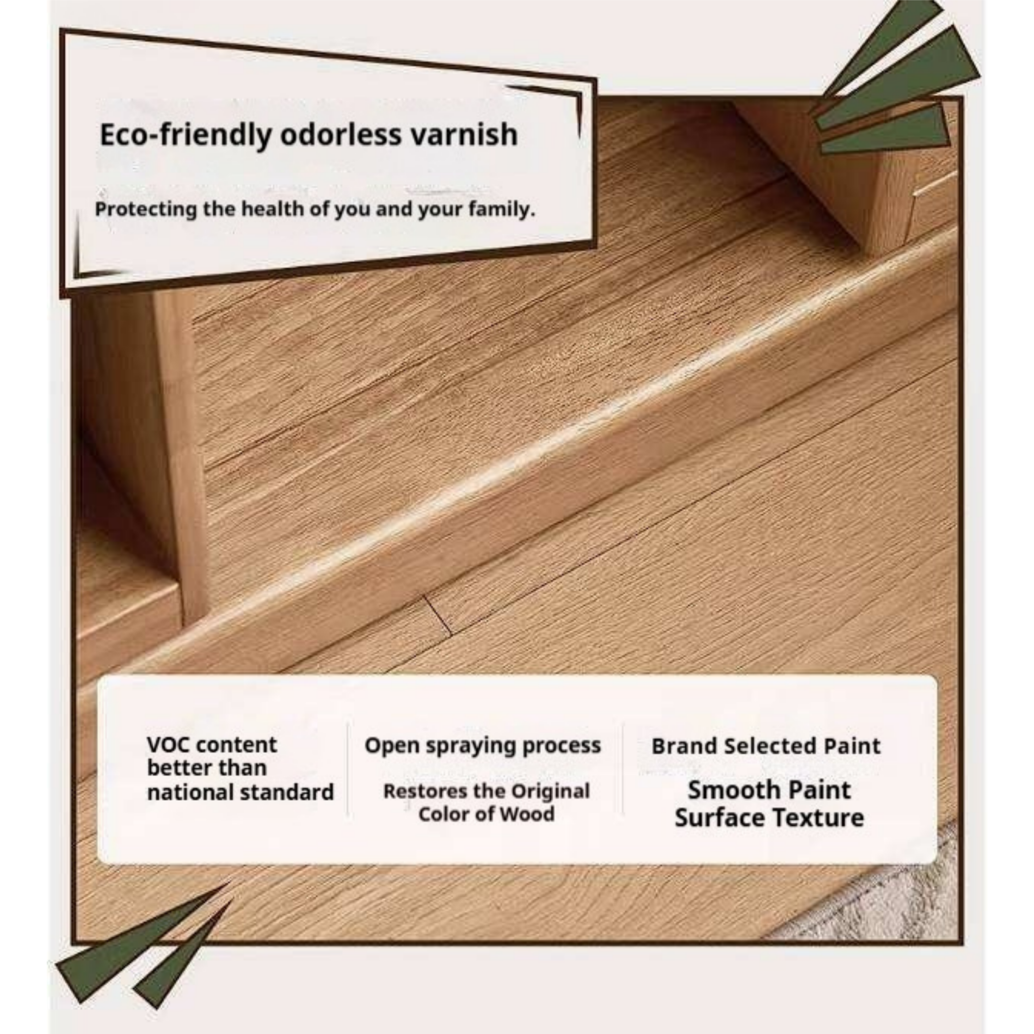 Rubberwood Solid Wood Bookshelf Floor-Standing Shelves and Sliding Doors