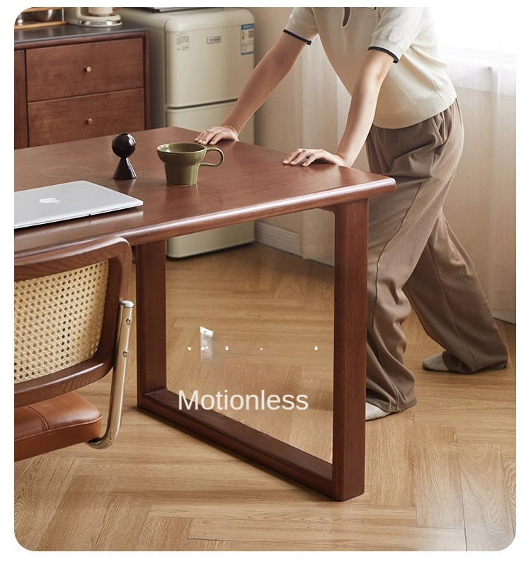 Solid Rubberwood Rectangular Dining Table