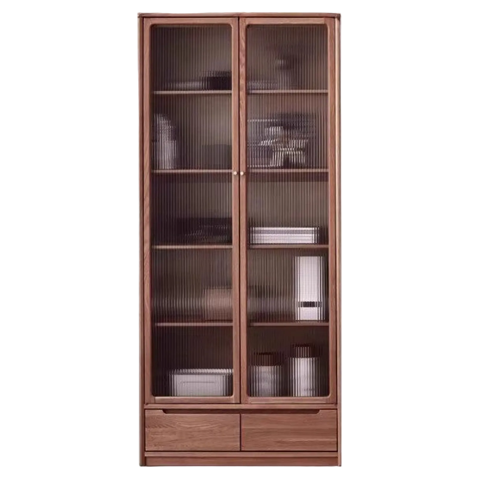 Oak Solid Wood Bookcase Free Combination Floor-to-ceiling Bookshelf