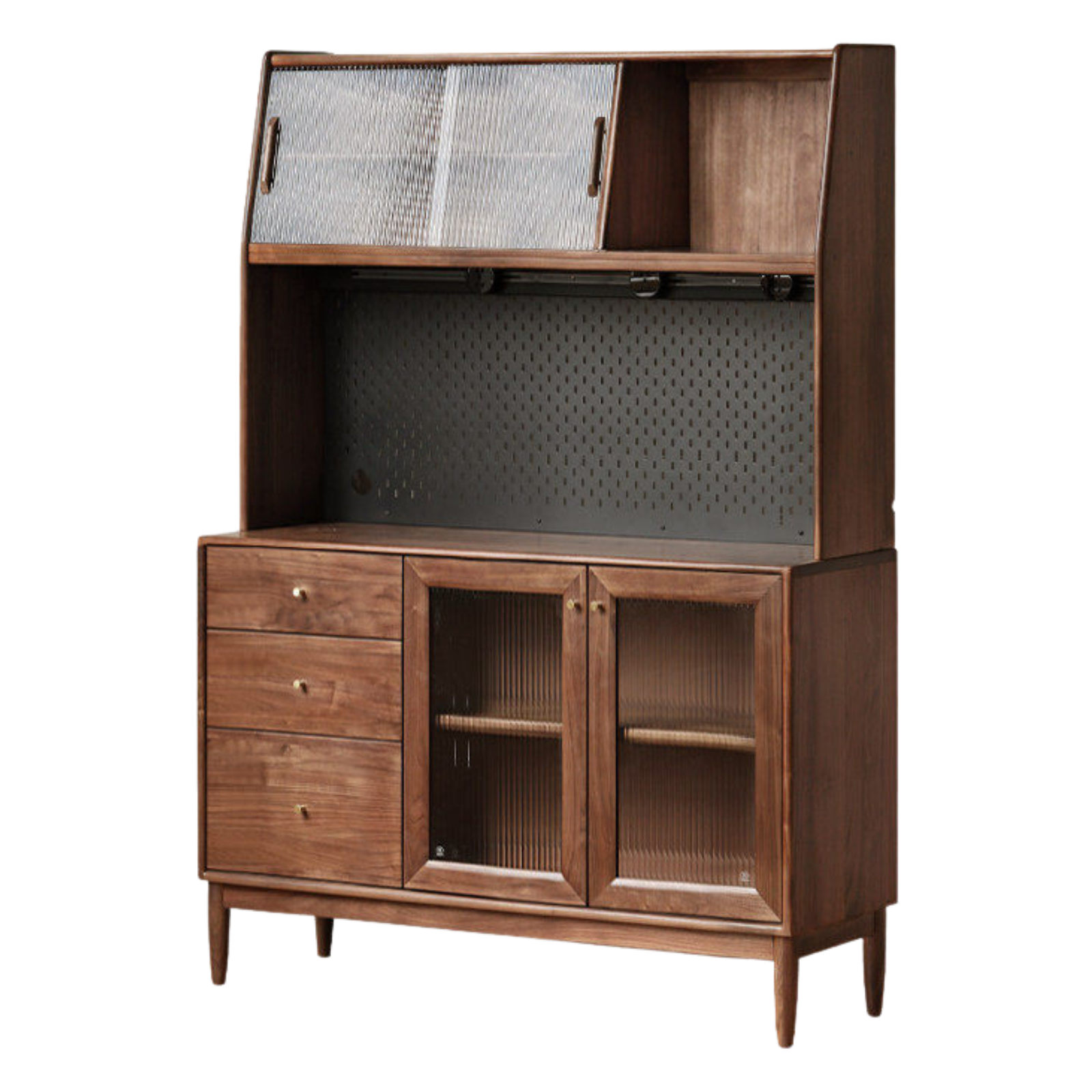 Black Walnut , South American Walnut, Catalpa Solid Wood Sideboard, Buffet Cabinet