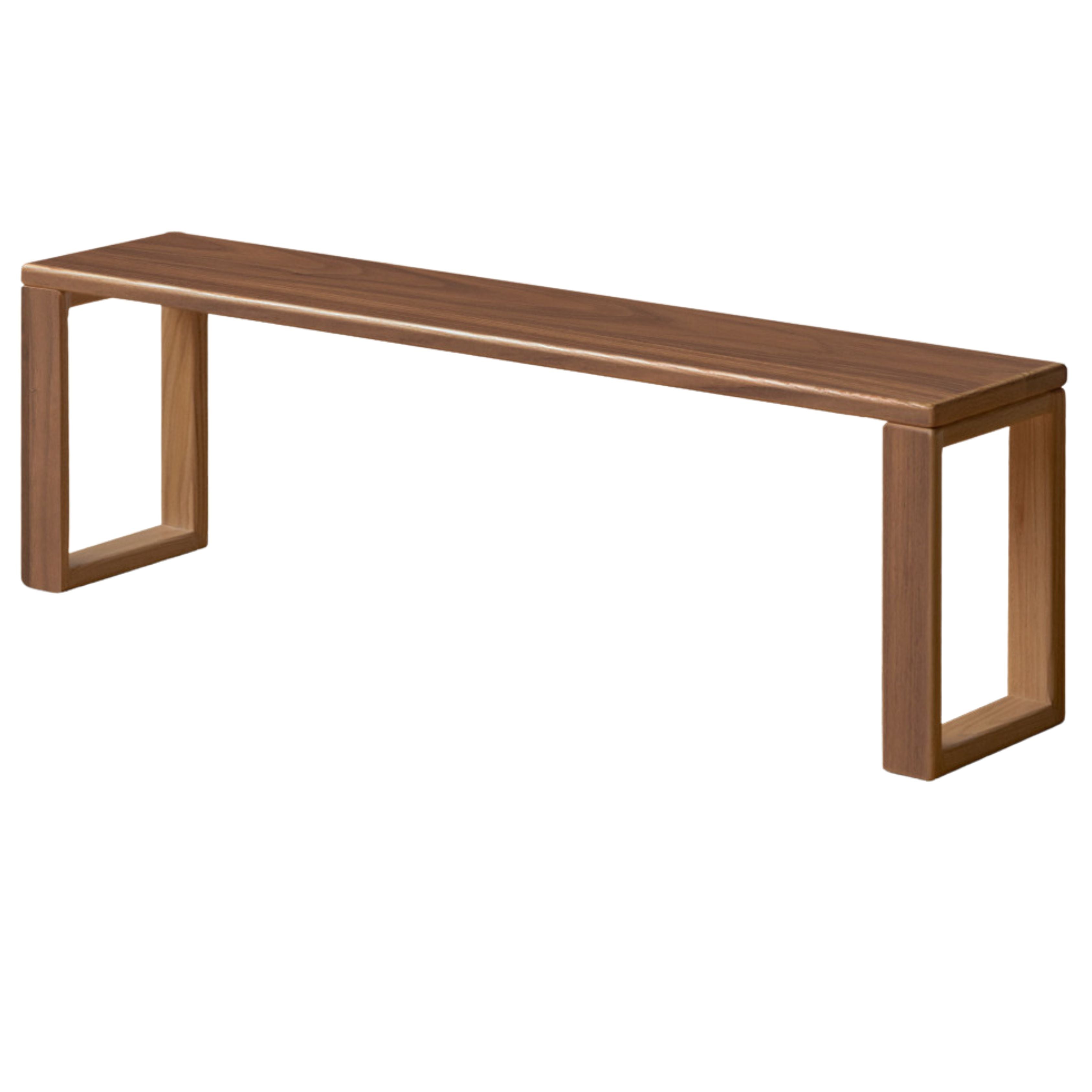 Black Walnut, Oak, Ash Solid Wood Long Bench