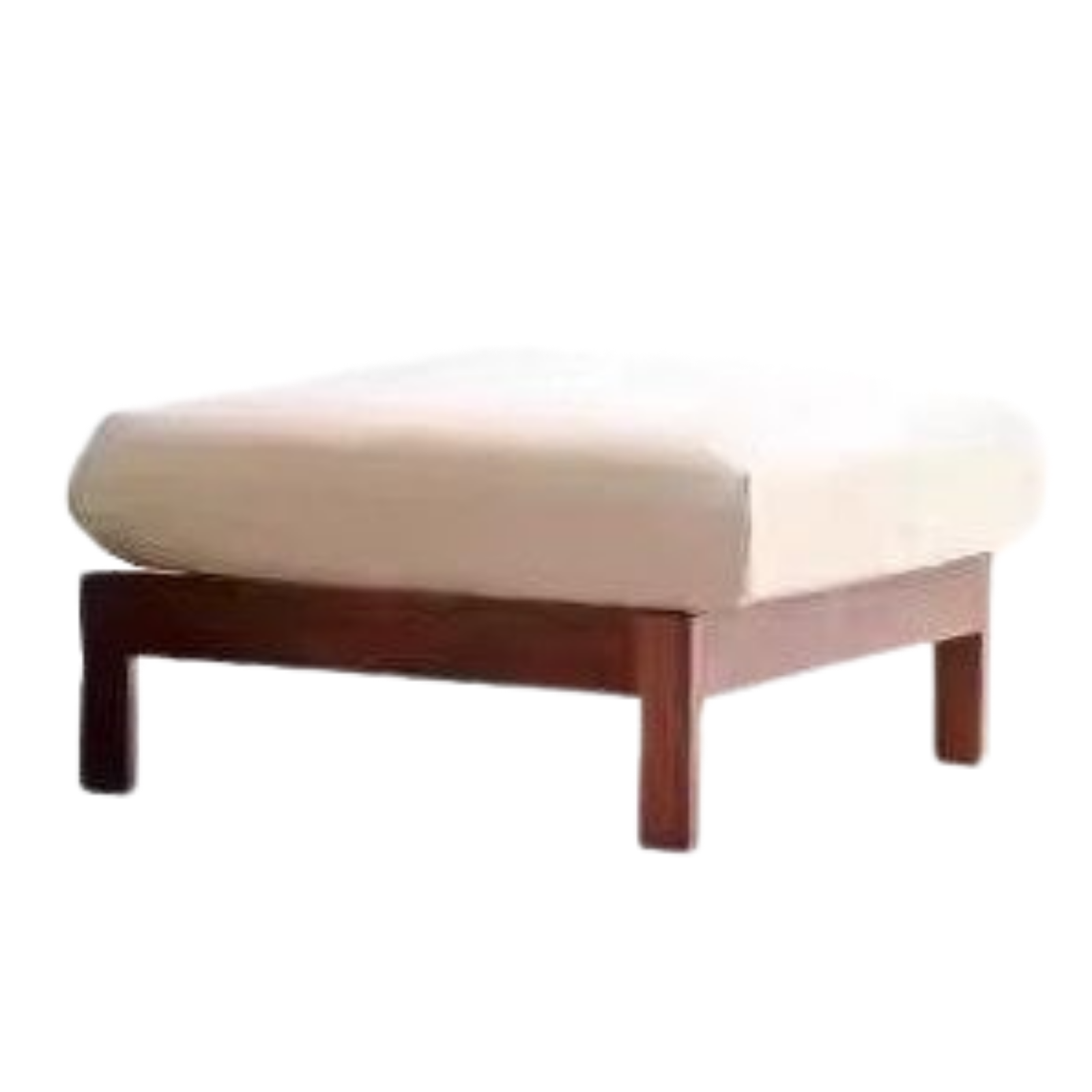 Oak, Ash, Cherry, Black Walnut Solid Wood Casual Footstool with Modern Minimalist Style