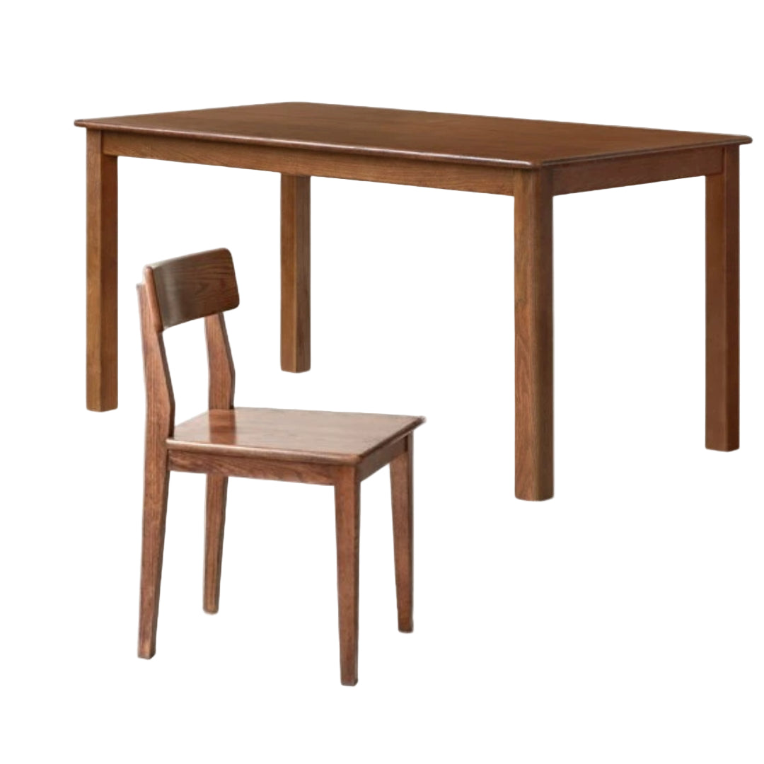 Ash, Oak Solid Wood Modern Dining Table