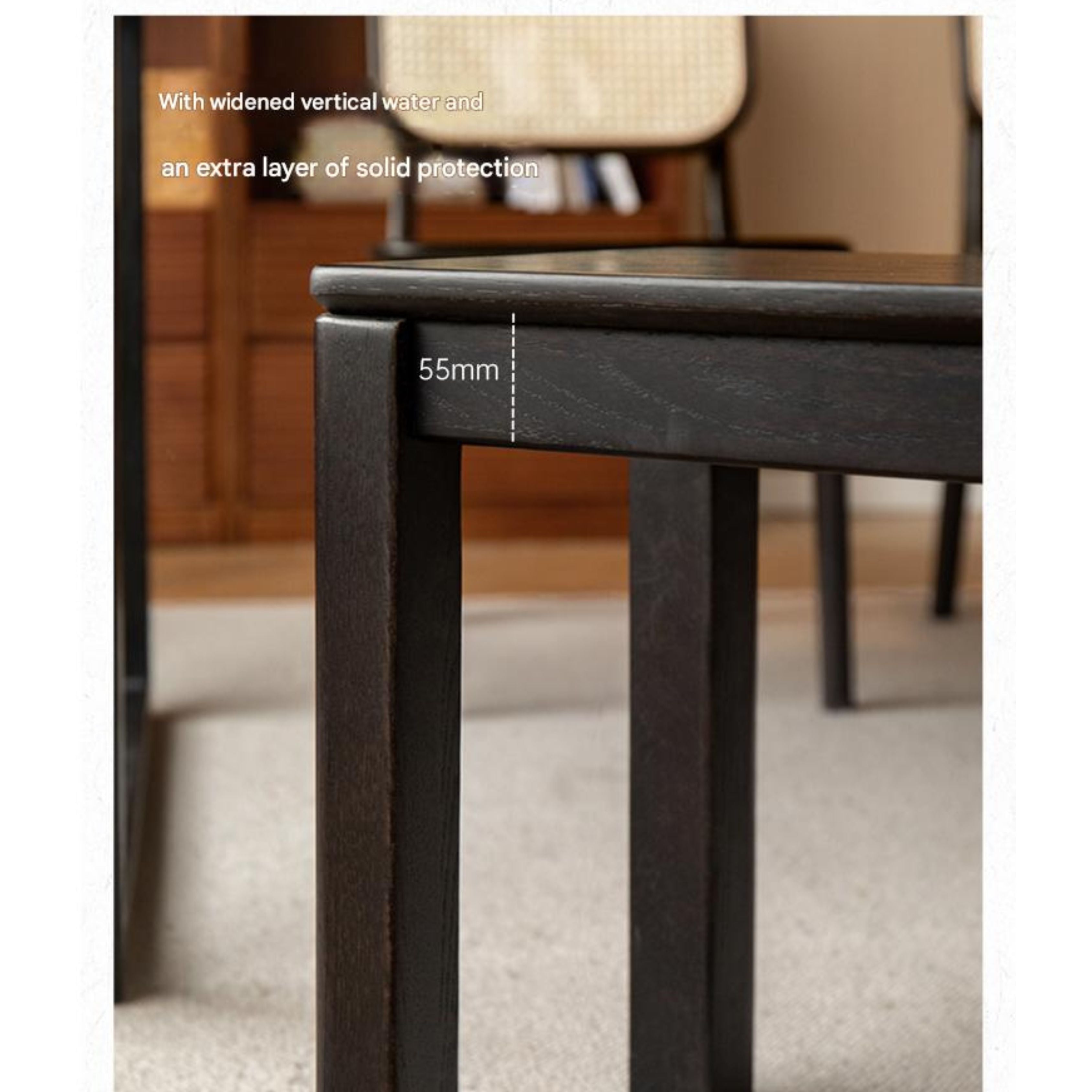 Oak Solid Wood American Modern Bench