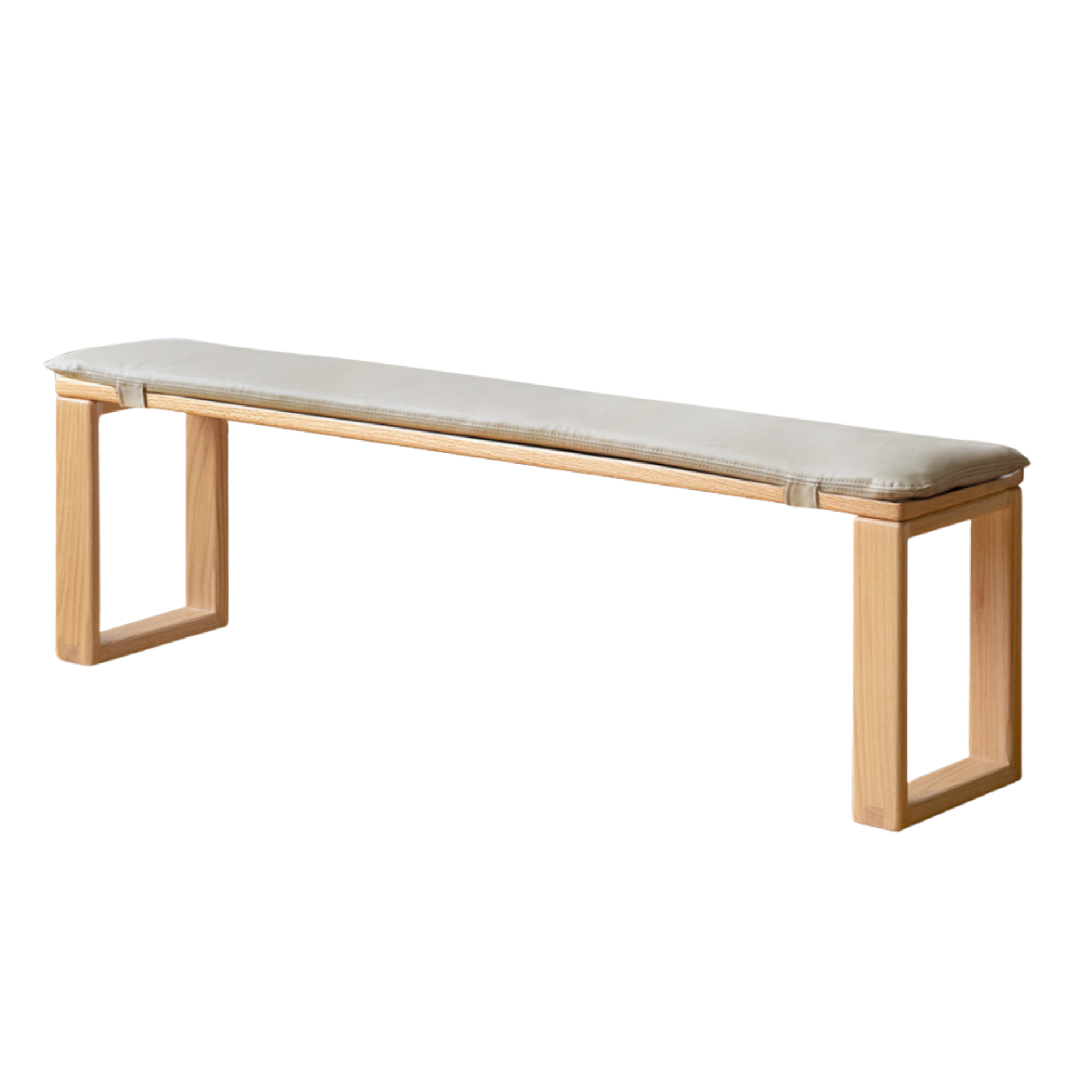 Ash, Oak, Cherry, Beech Solid Wood Long Bed end Bench