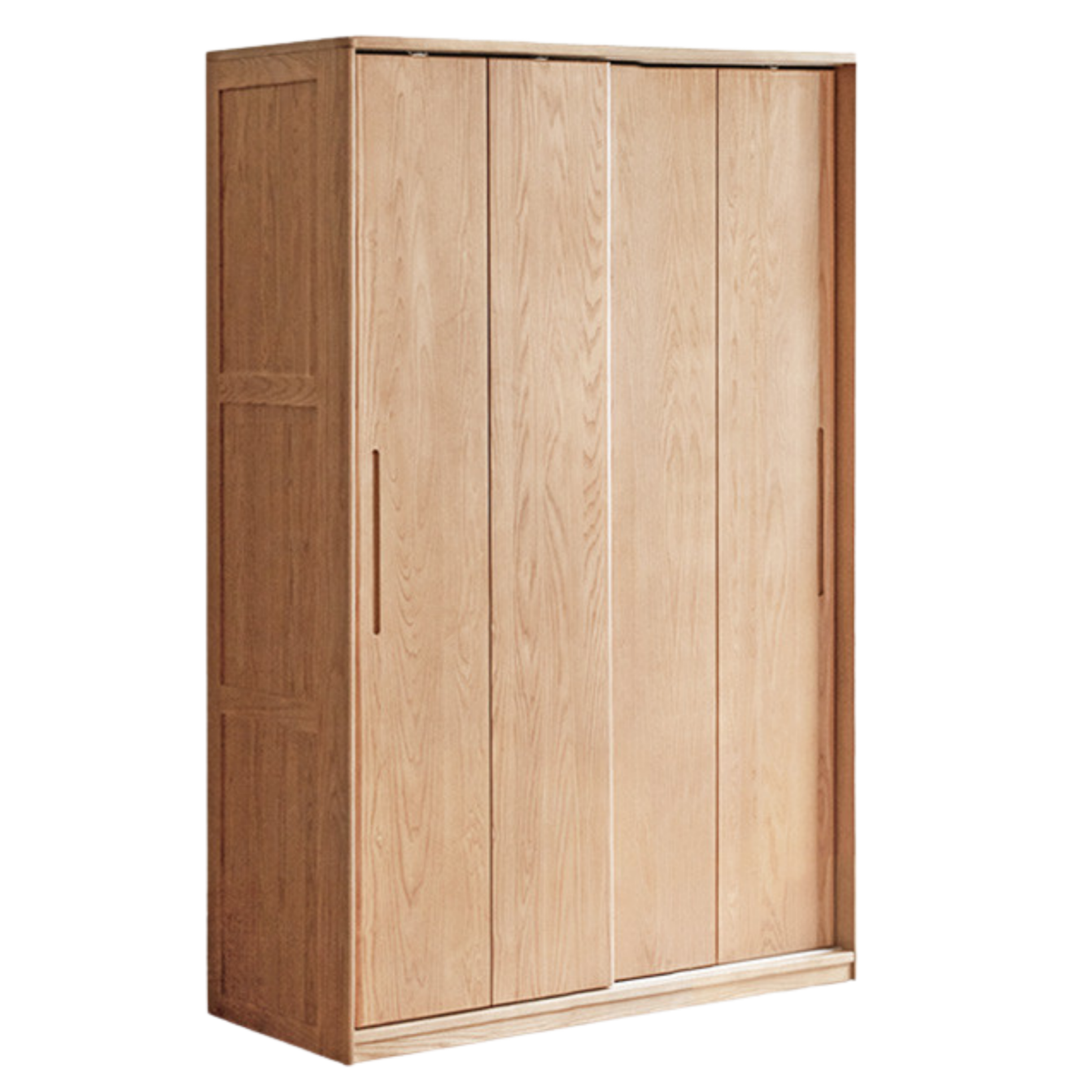 Oak, Ash, Manchurian Ash Solid Wood Wardrobe With Sliding Doors.