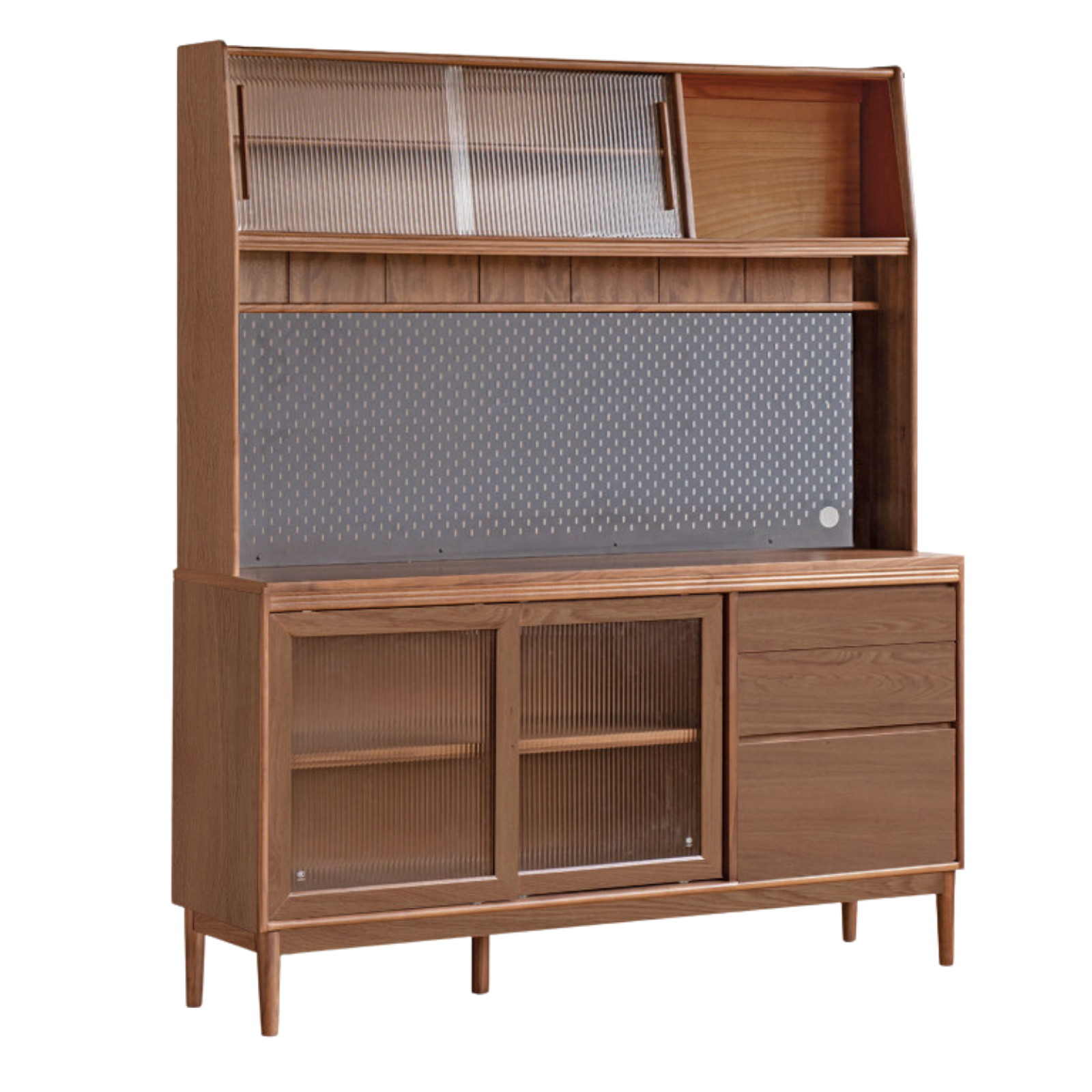 Black Walnut, Oak, Sandalwood, Ash, White Ash Solid Wood Rock Board Sideboard