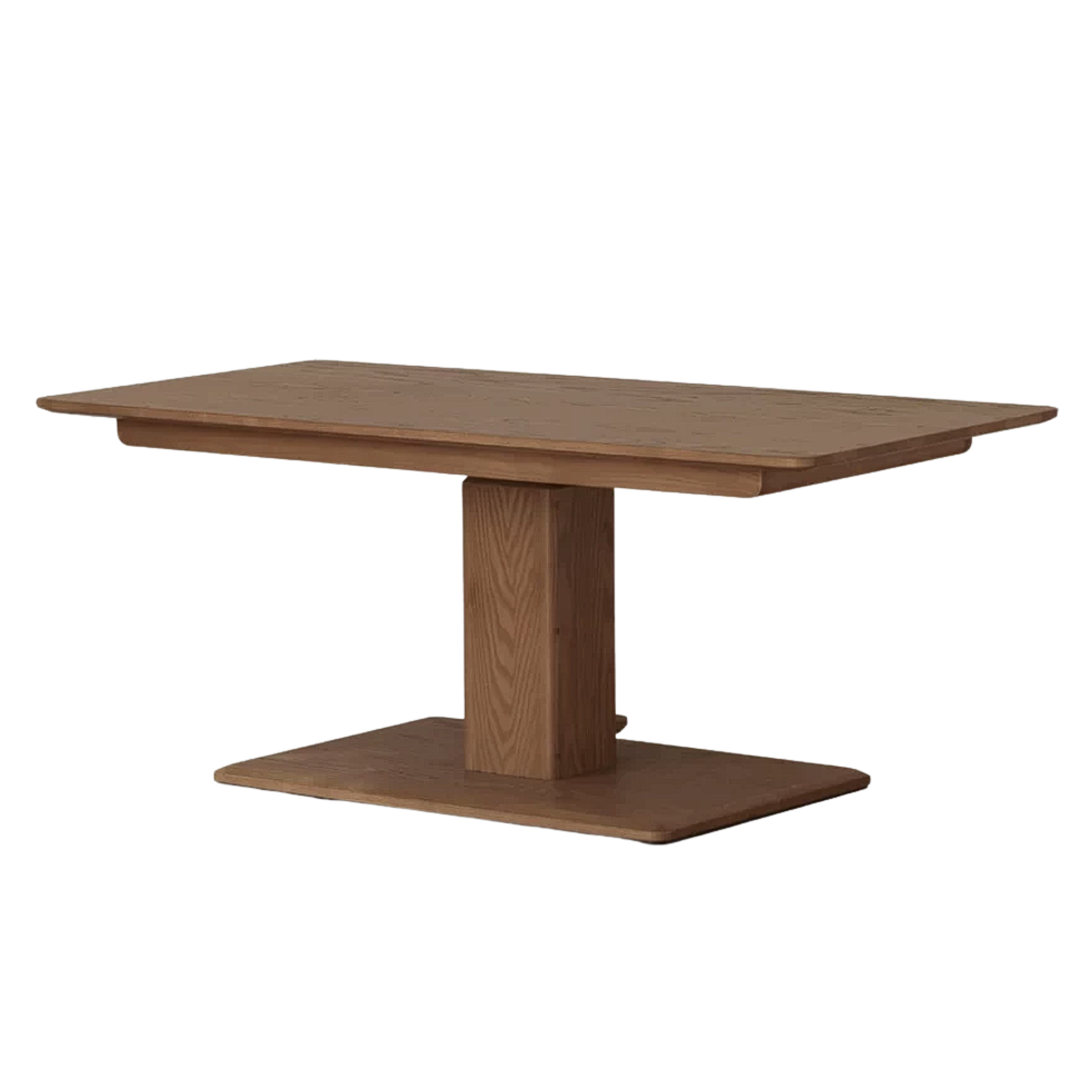 Black Walnut, Oak, Ash, Cherry Wood, Golden Sandalwood Solid Wood Adjustable Height Coffee Table
