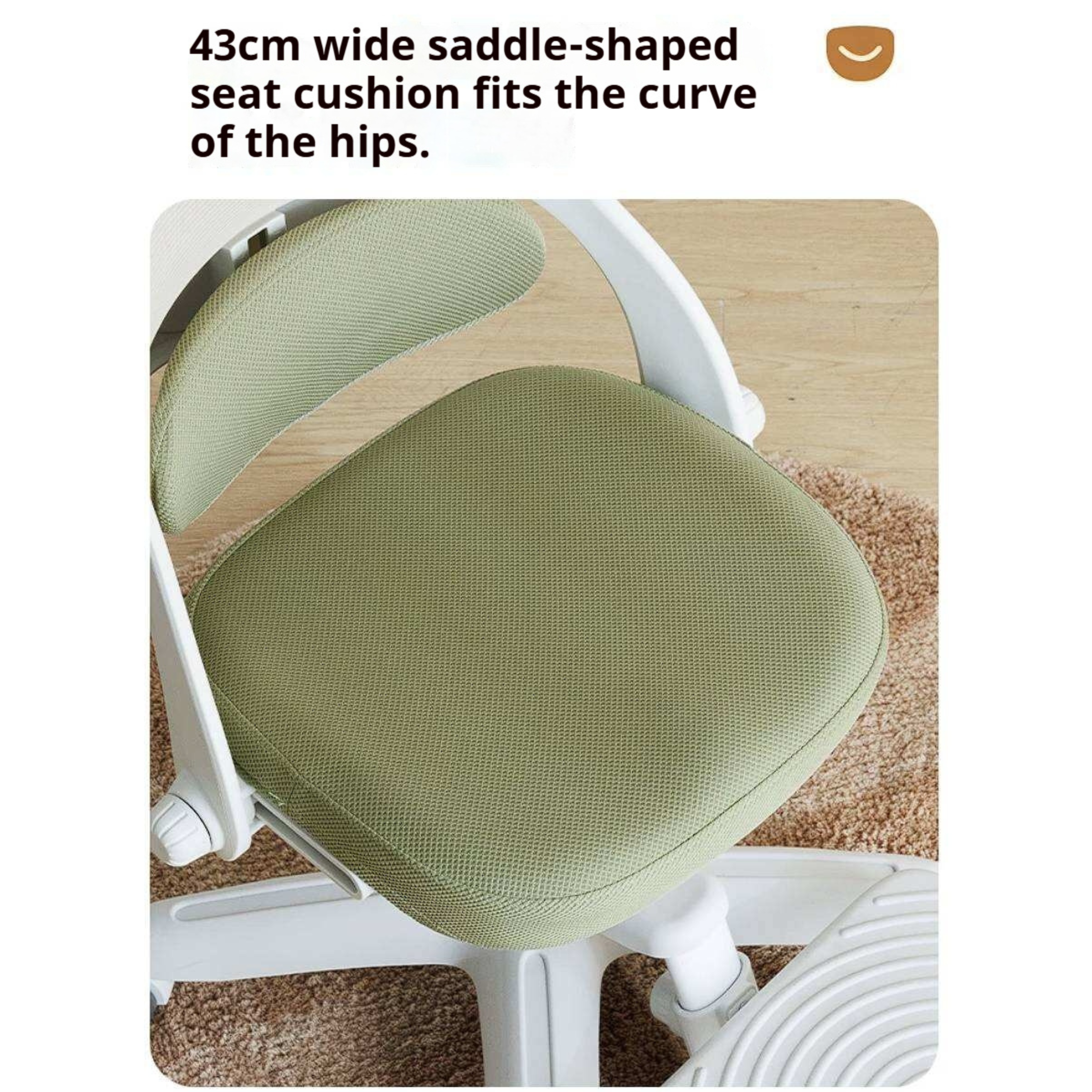 Kids Adjustable Swivel Study Chair with Footrest