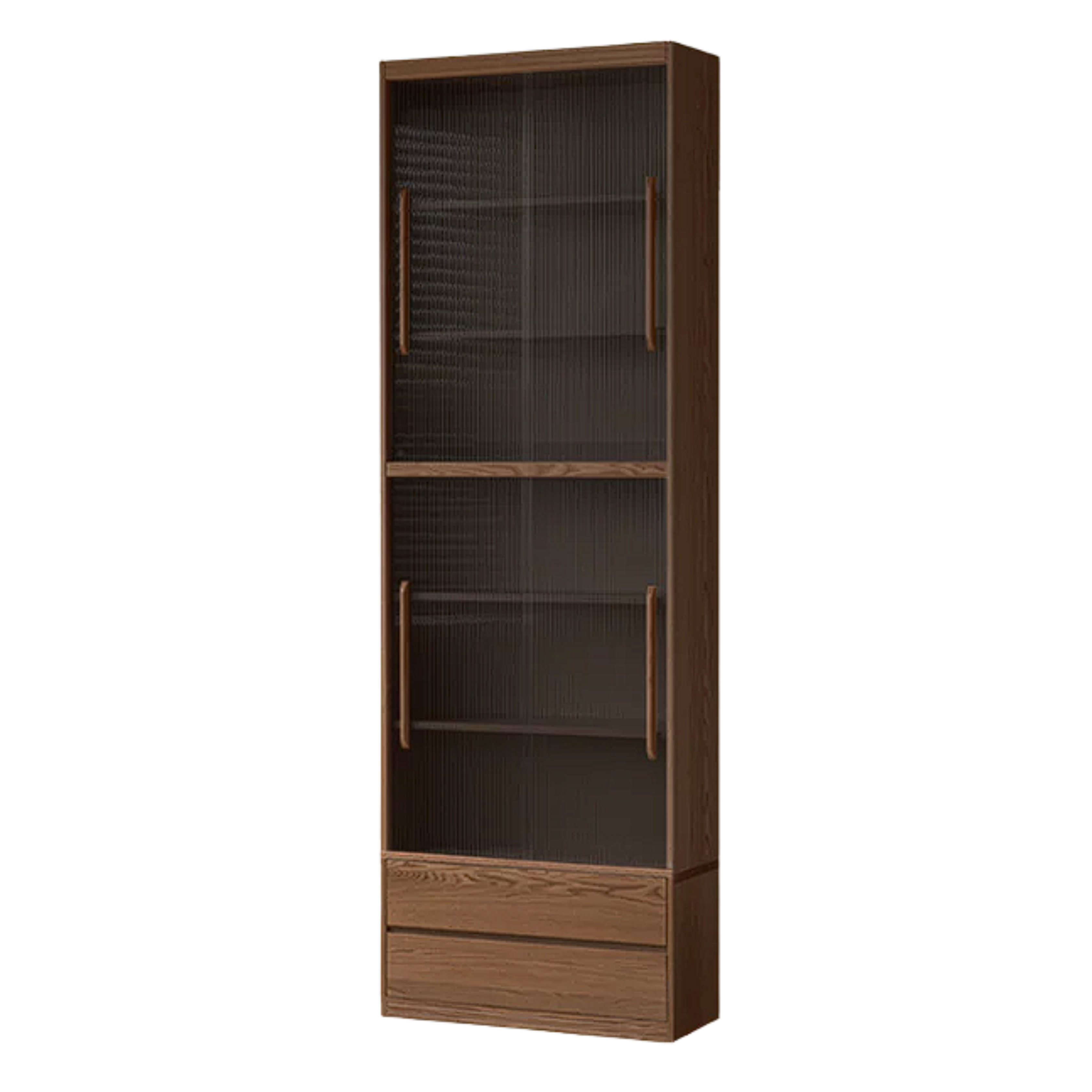 Sandalwood, Oak, Ash Solid Wood Combination Bookcase