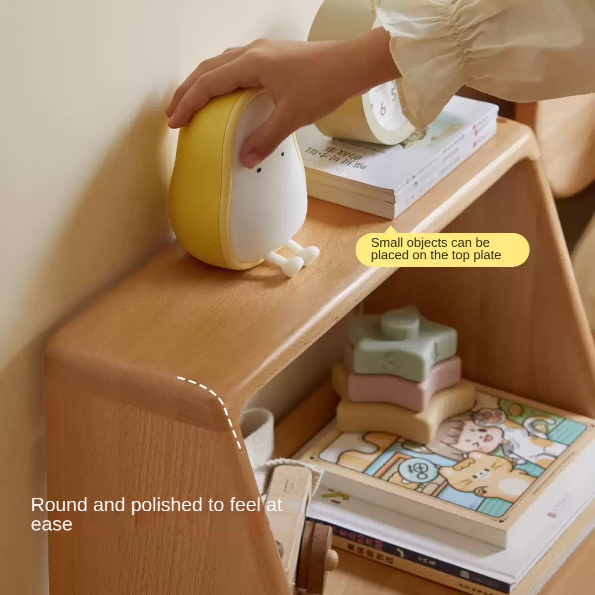 Beech Solid Wood Children's Nightstand