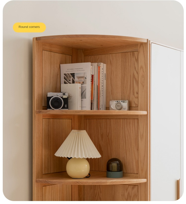 Poplar Solid Wood Modern Nordic Wardrobe