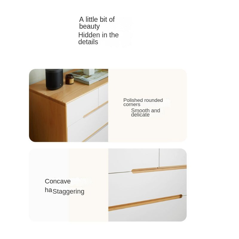 Poplar Solid Wood Chest of Drawers