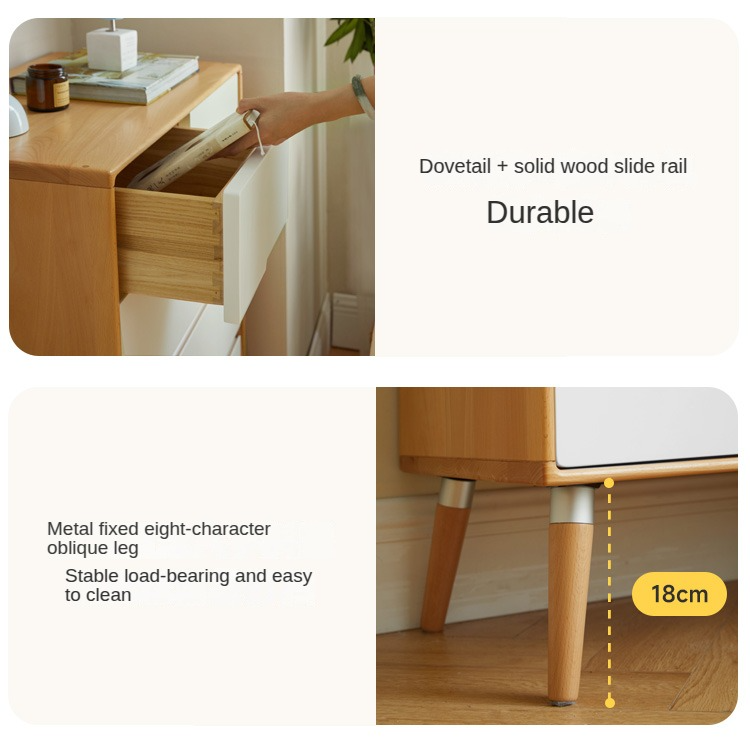 Poplar Solid Wood Chest of Drawers