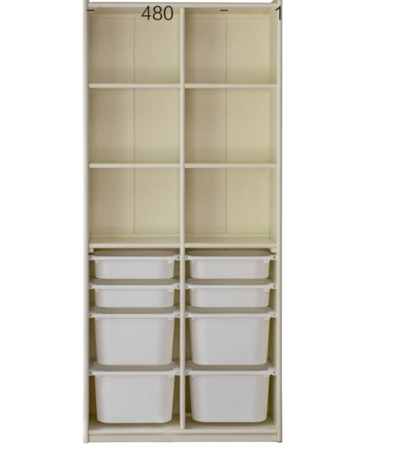 Poplar Solid Wood Children's Сombination Bookshelf