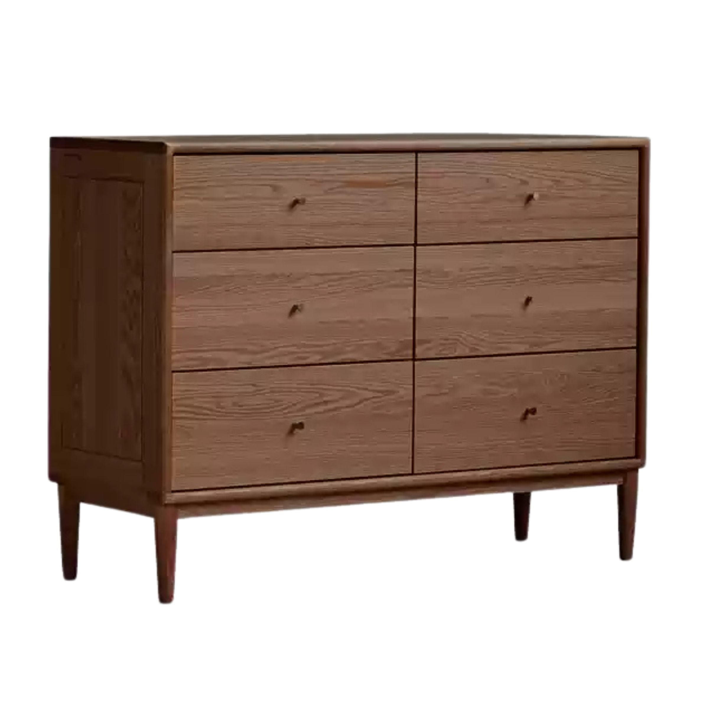 Oak Solid Wood Modern Chest of Drawers
