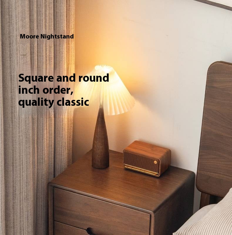 Sandalwood Solid Wood Modern Style Nightstand