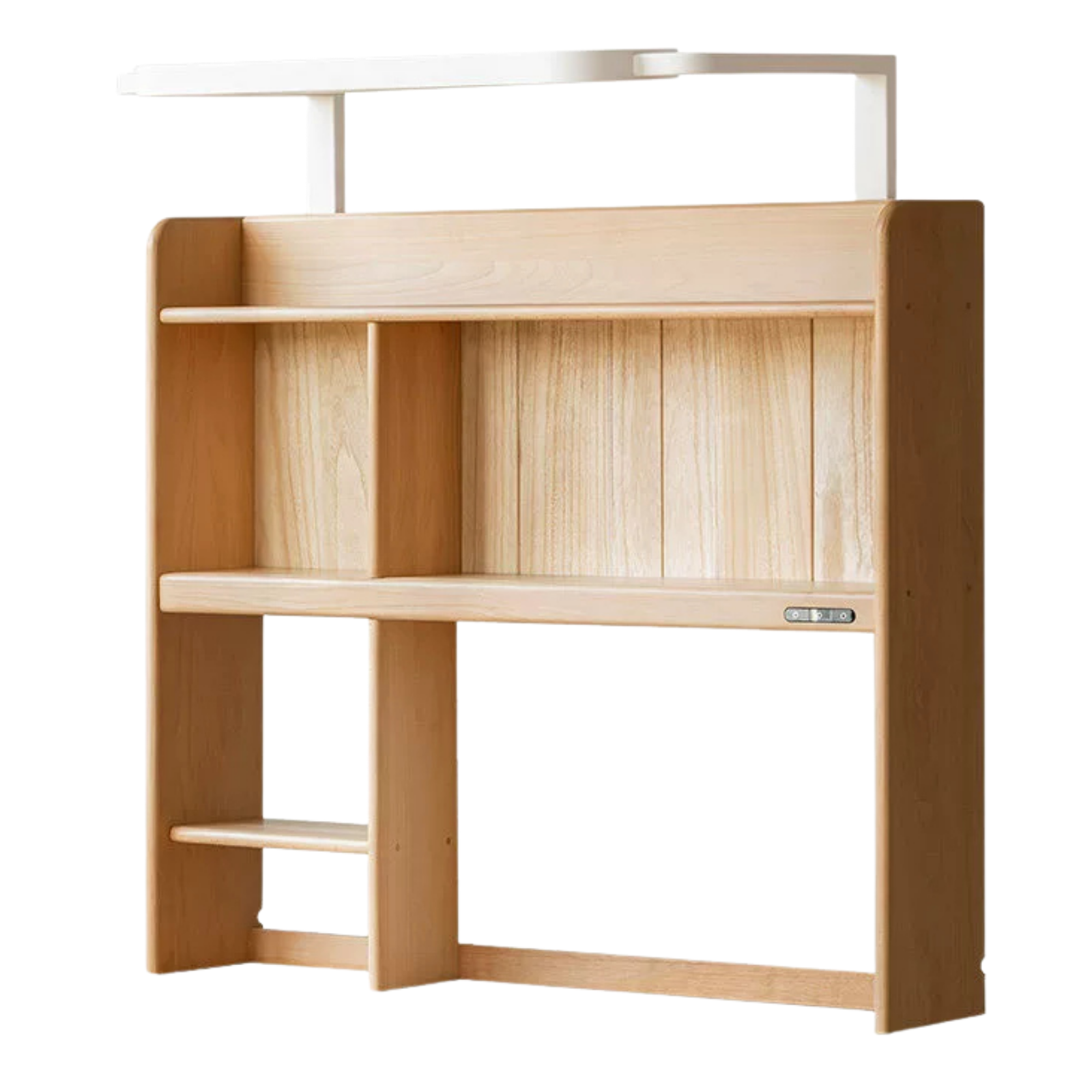 Beech, Oak, Tulipwood Solid Wood, Solid RubberWood Study Desk with Shelf