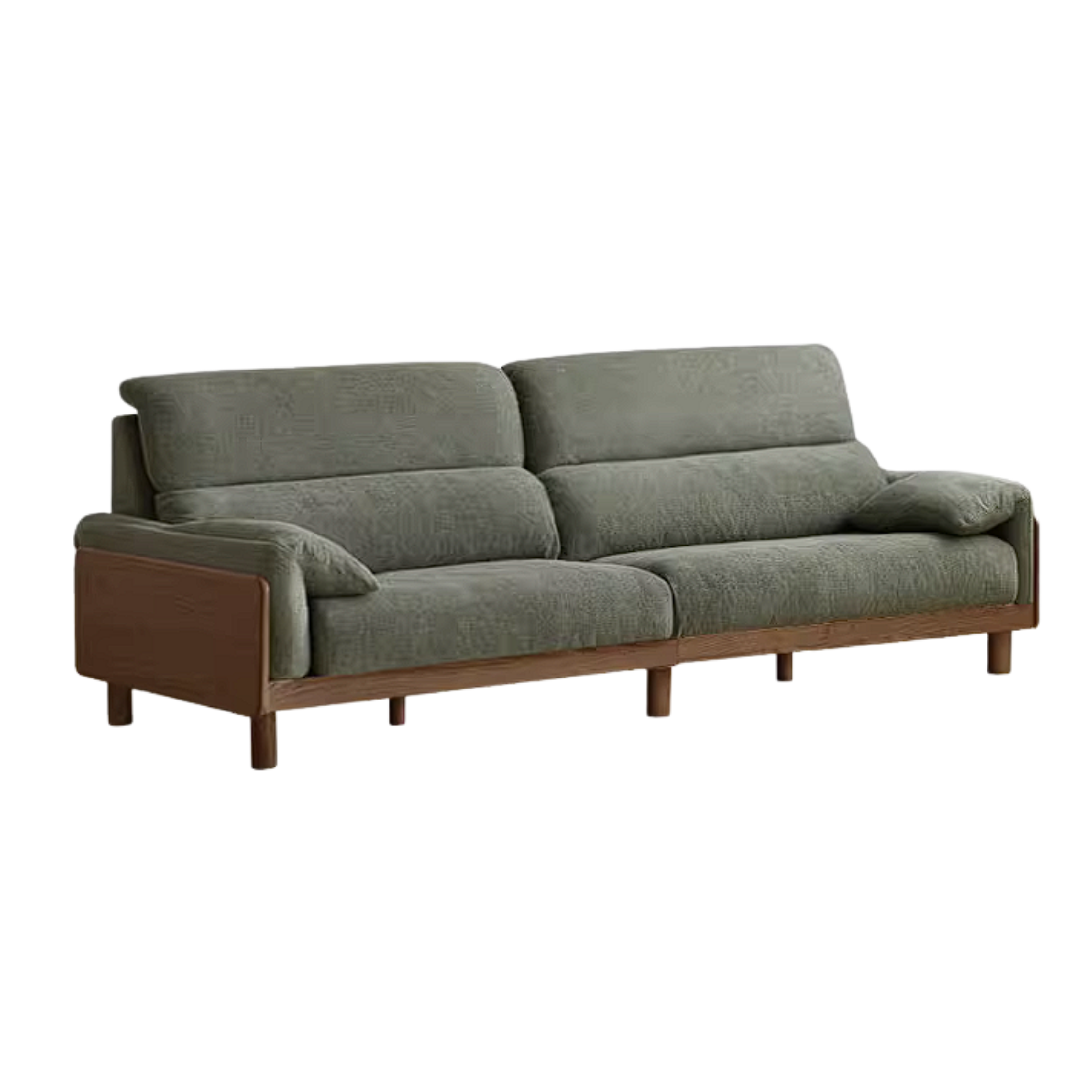 Ash Solid Wood Sofa with Modern Casual Design