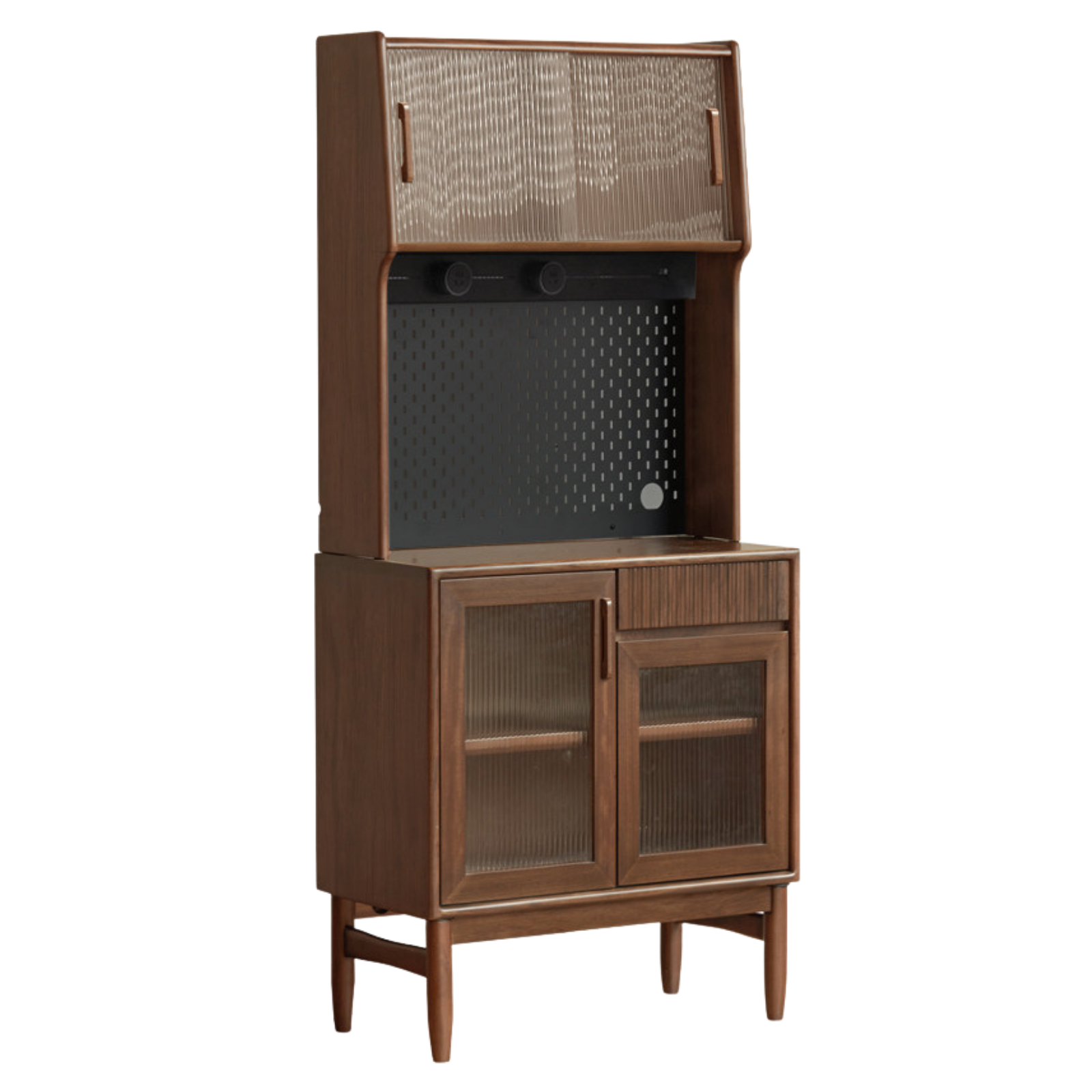 Oak, Black Walnut, South American Walnut, Solid Longan Hardwood, Red Zebrawood Solid Wood Light Luxury Sideboard