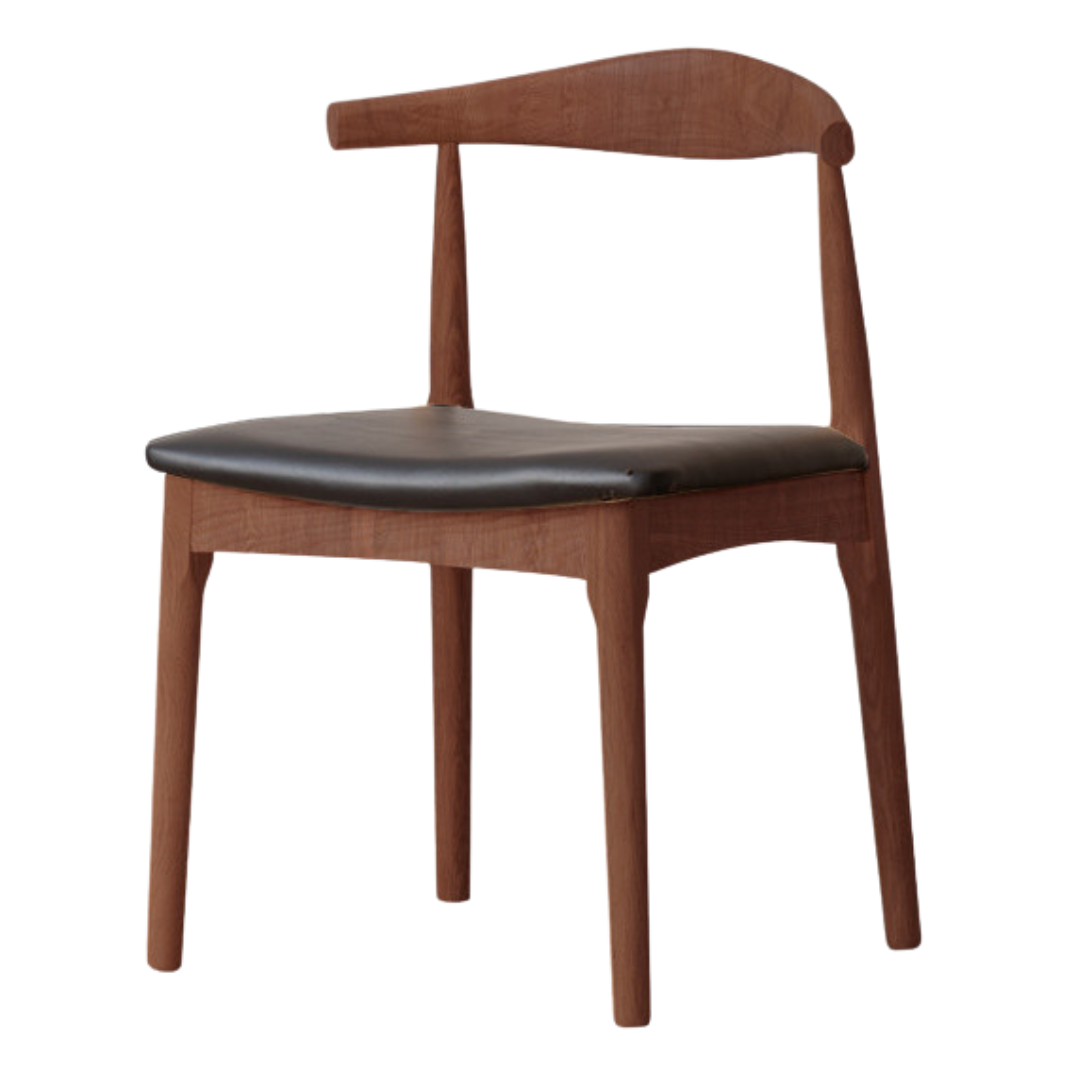 Set 4 pcs Black Walnut, Ash, Oak Solid Wood-Horn Chair