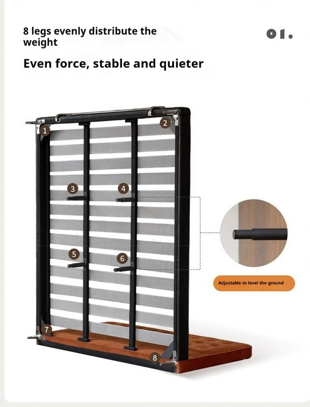 Fabric Velvet Soft Bed Bauhaus Vintage Style