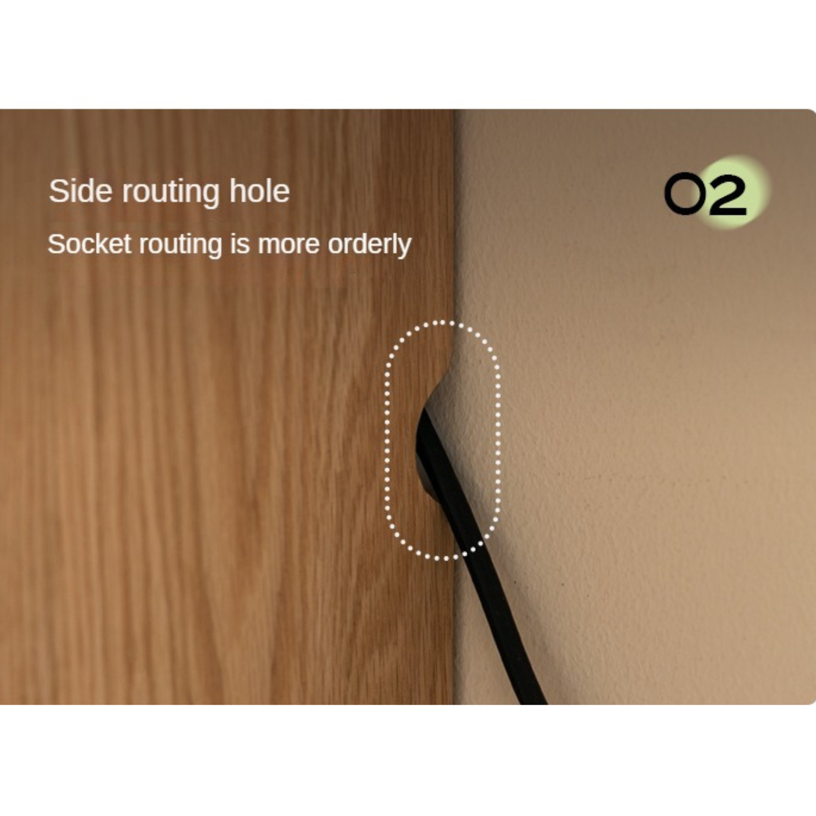 Oak, Solid Rubberwood Modern Dressing Table.