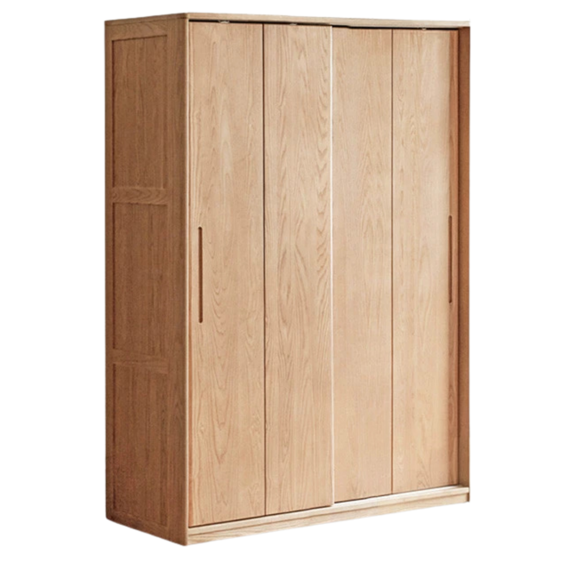 Oak, Ash, Manchurian Ash Solid Wood Wardrobe With Sliding Doors.