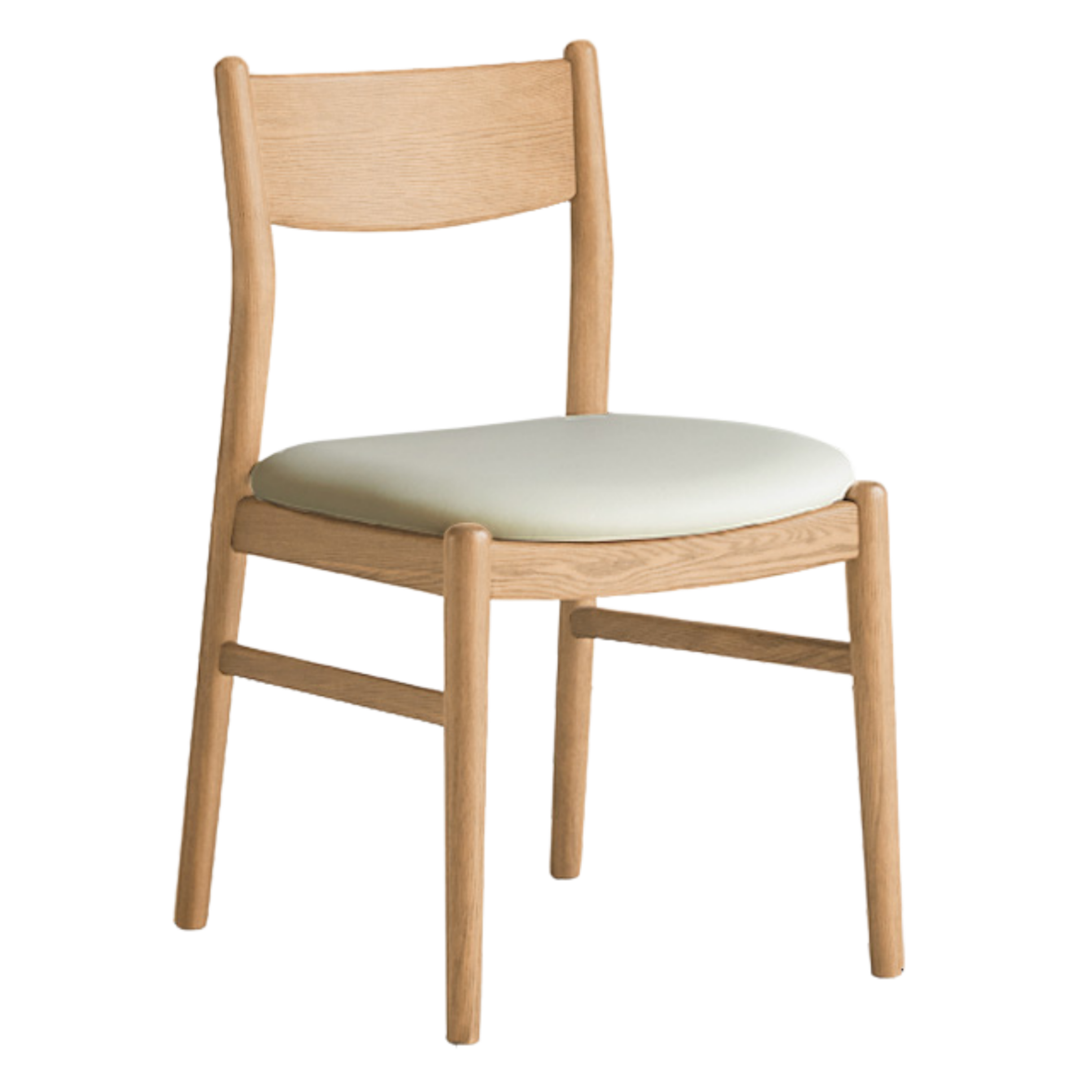 4 pcs Black Walnut, Ash, Oak, Beech, Sandalwood Solid Wood Dining Chair Retro