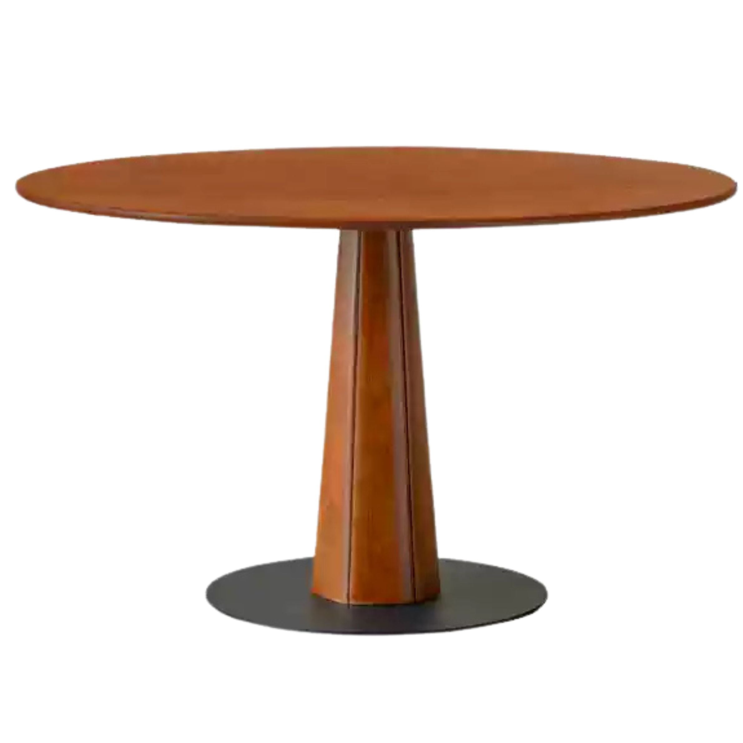 Poplar Solid Wood Retro Medieval Style Dining Table