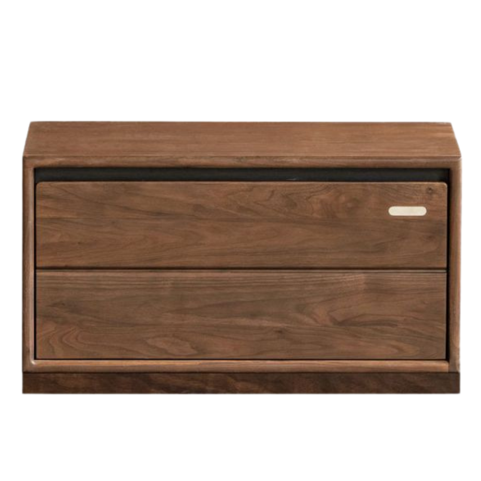 Black Walnut Solid Wood TV Cabinet with Modular Combination and Light Luxury Style