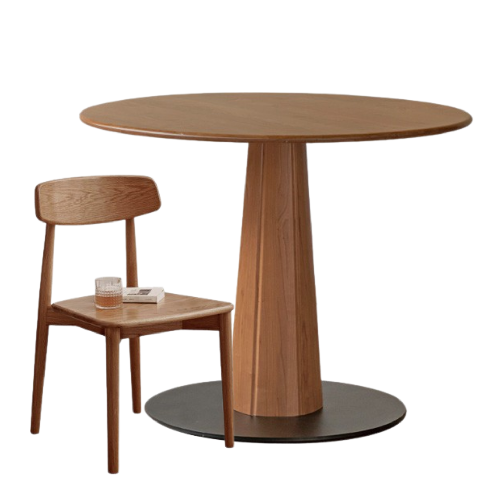 Ash Solid Wood Nordic Dining Round Table