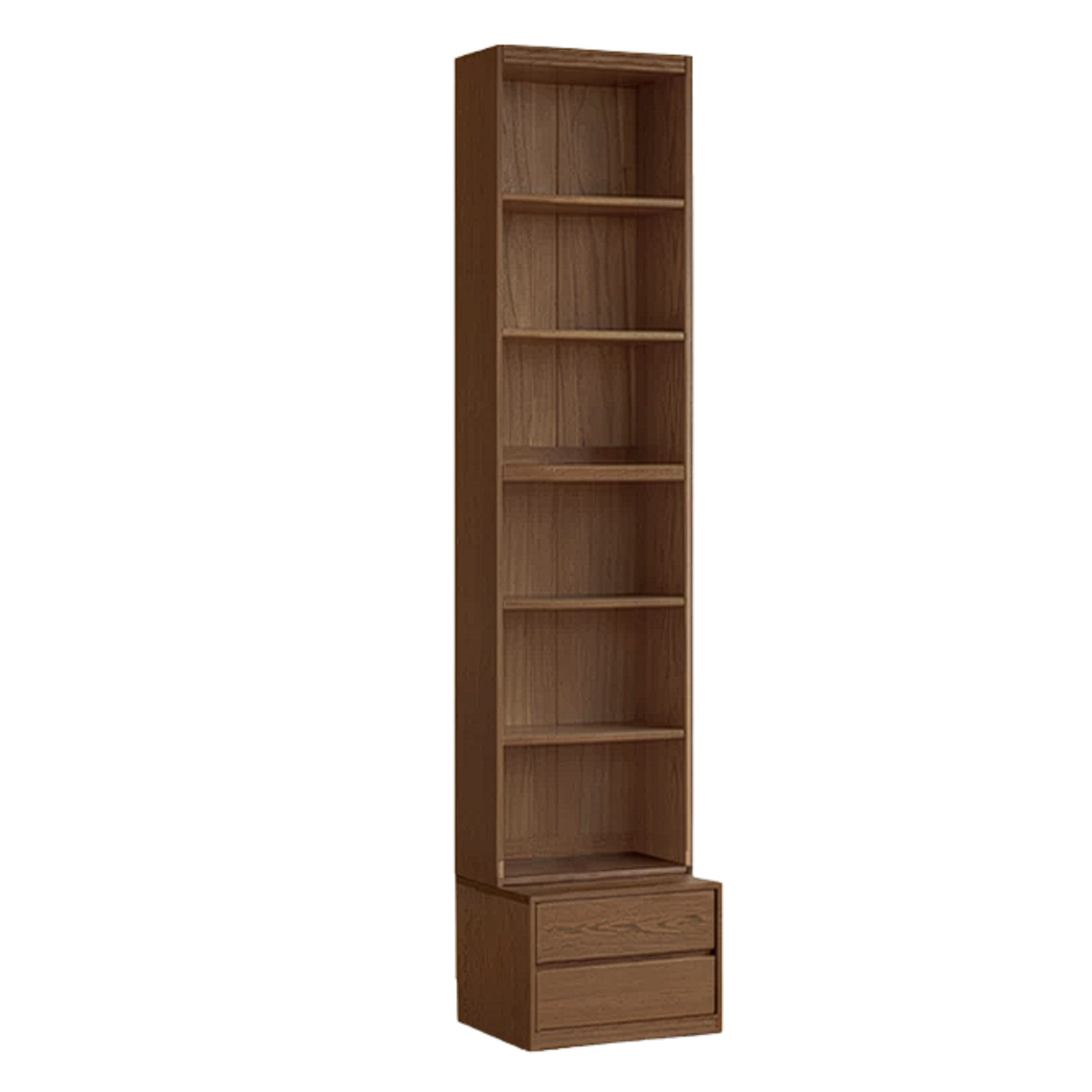 Sandalwood, Oak, Ash Solid Wood Combination Bookcase