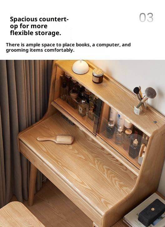 Ash Solid Wood Modern Dressing Table