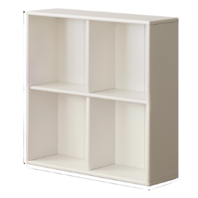 Rubber Solid Wood Cream Style Children's Free Сombination Bookshelf.