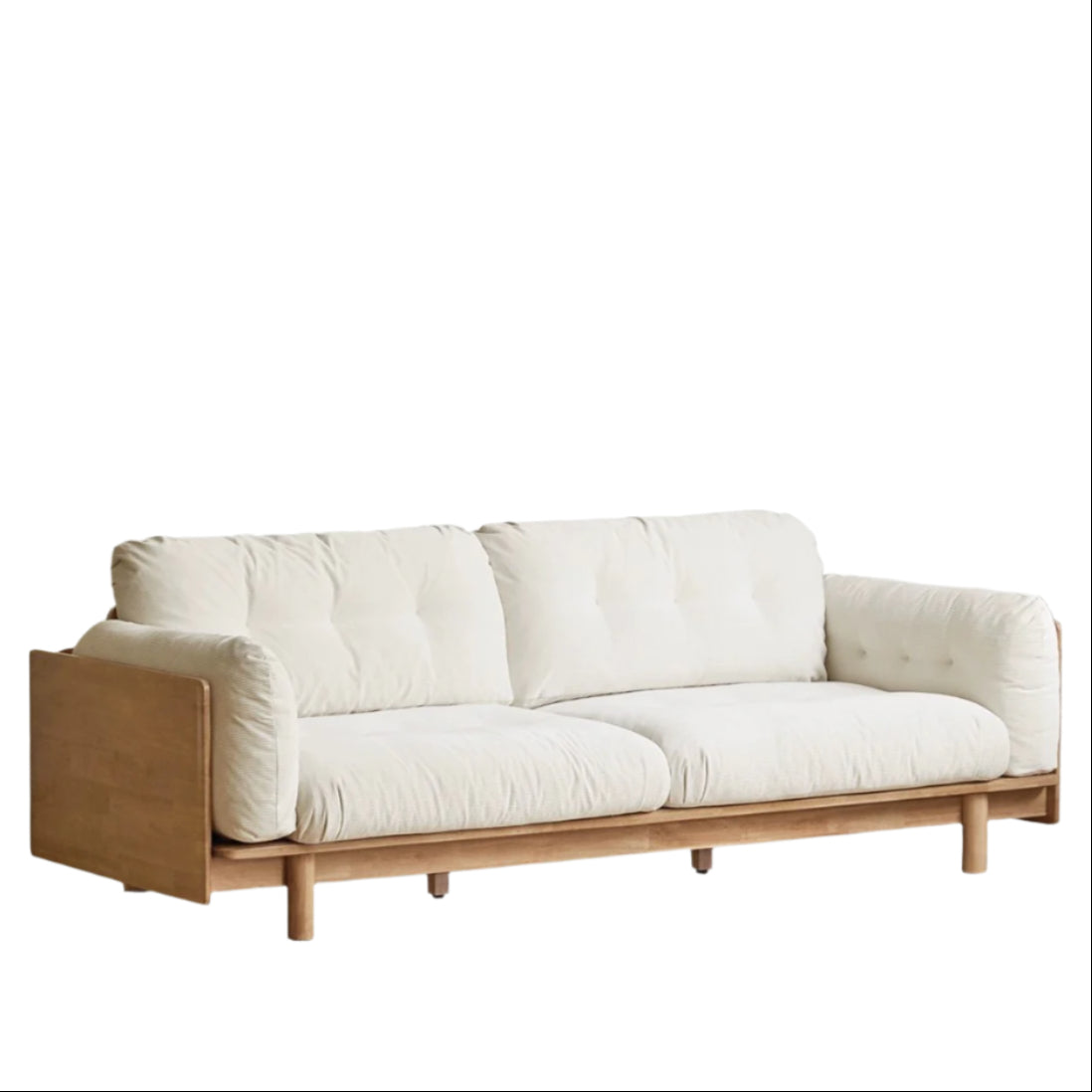 Rubber Solid Wood Modern Soft Sofa