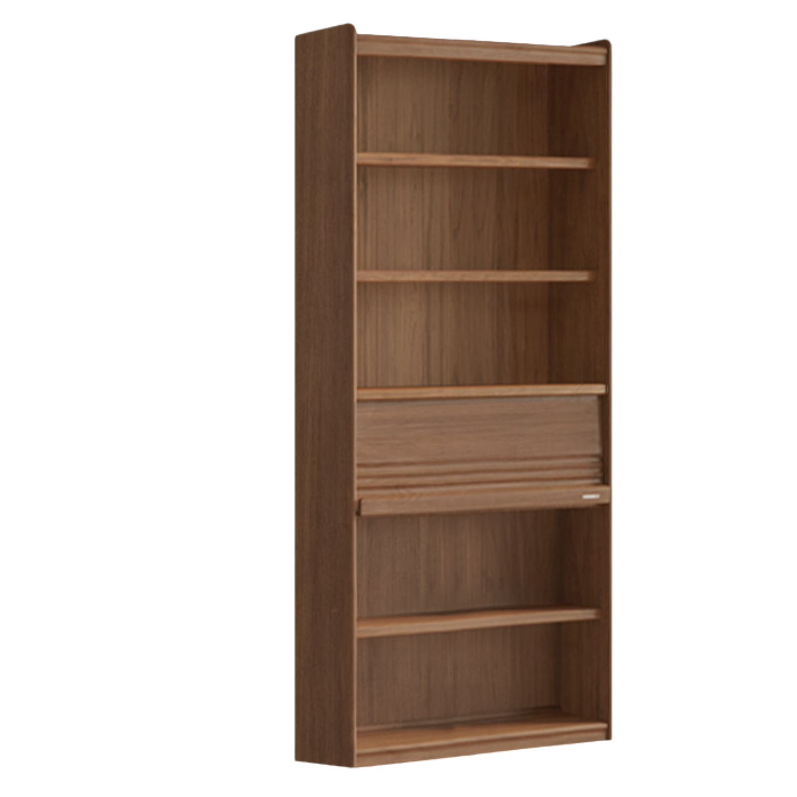 Black Walnut, Sandalwood, Oak, Ash Solid Wood Combination Bookcase with Floor Display and Luxury Storage