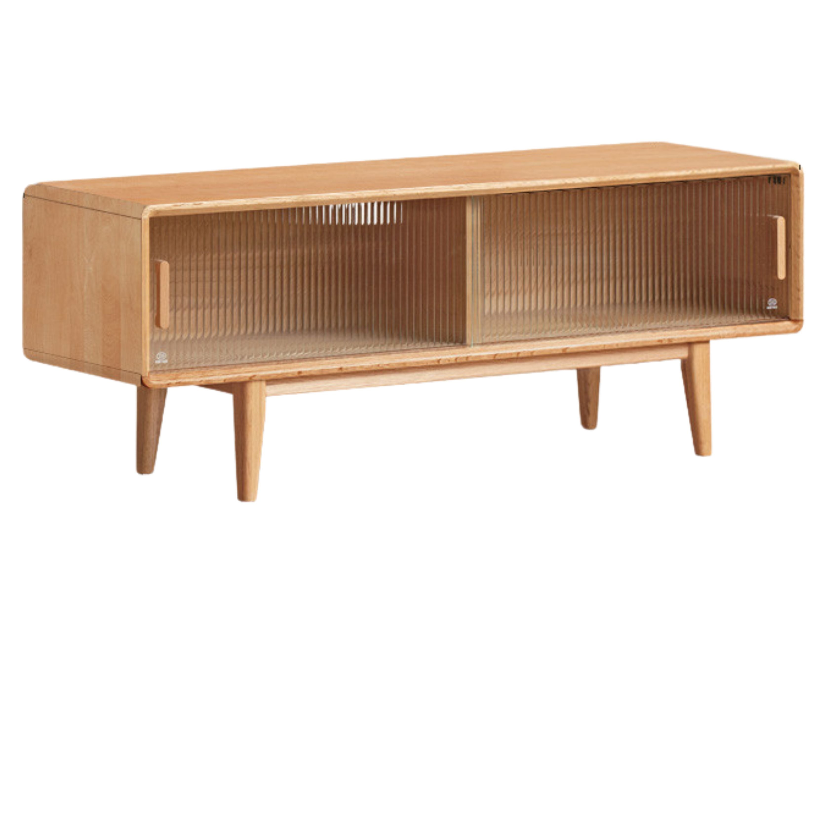 Oak Solid Wood Nordic Modern TV Stand