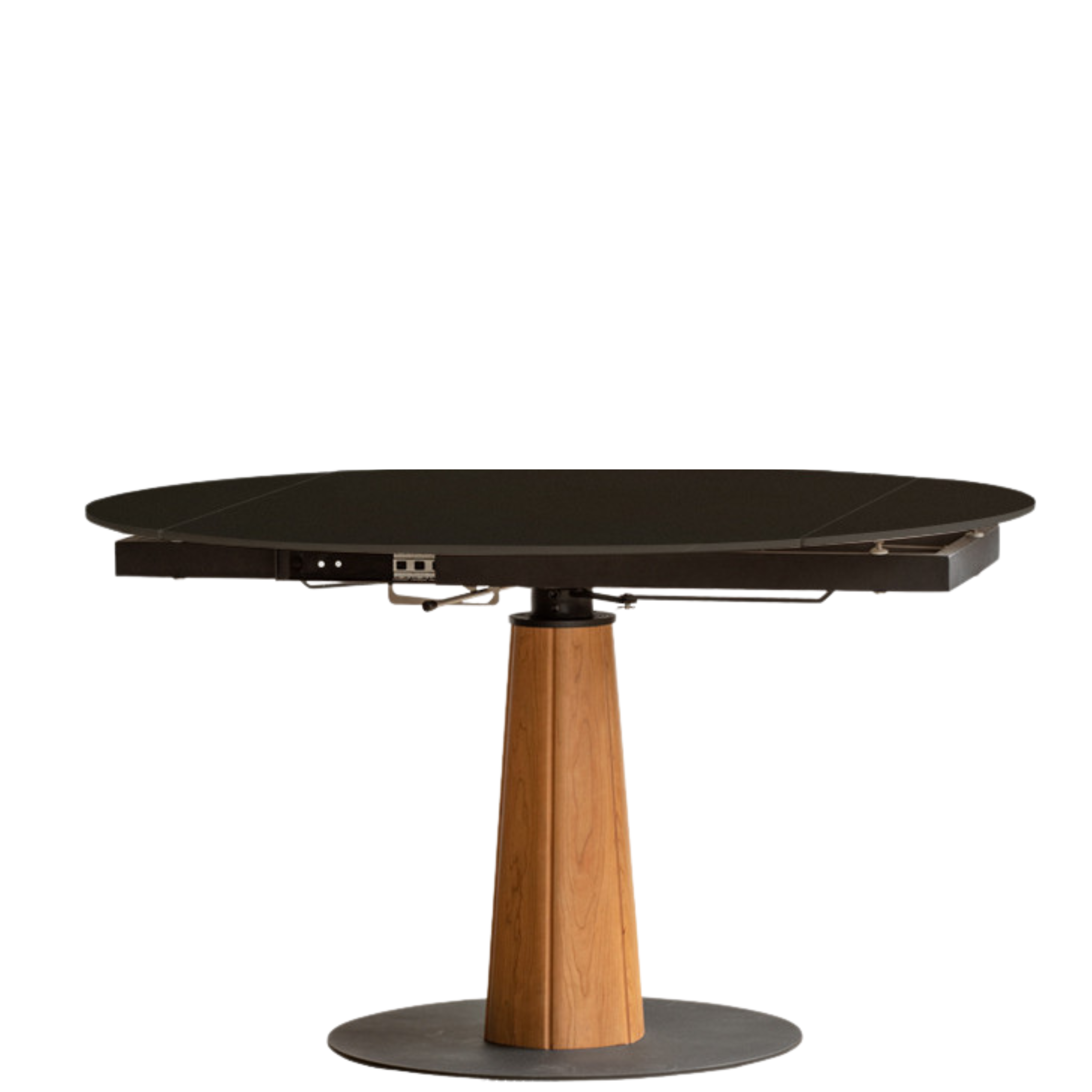 Cherry, Black Walnut, Ash Solid Wood Folding Retro Rock Plate Dining Table