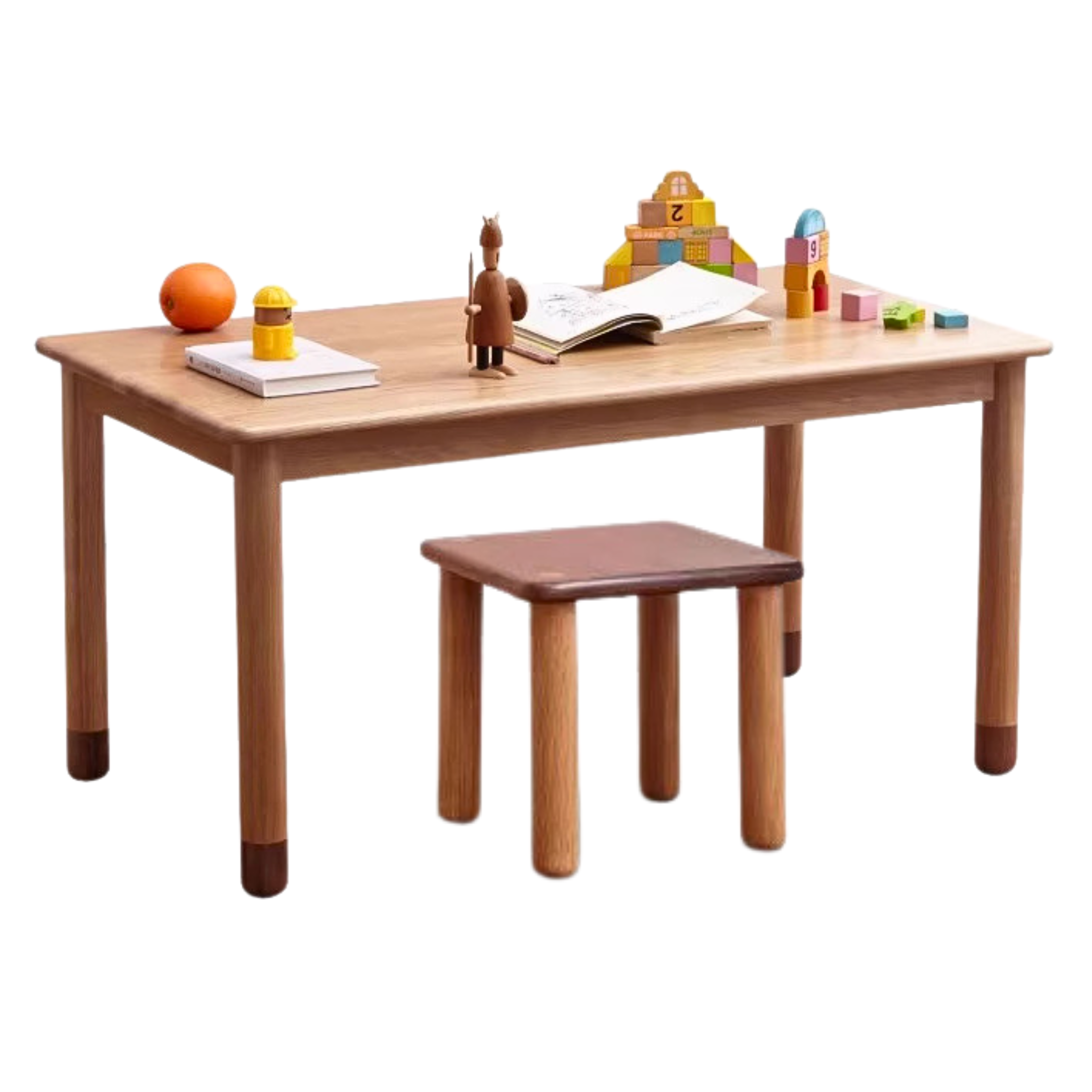 Oak Solid Wood Handmade Children's StudyTable