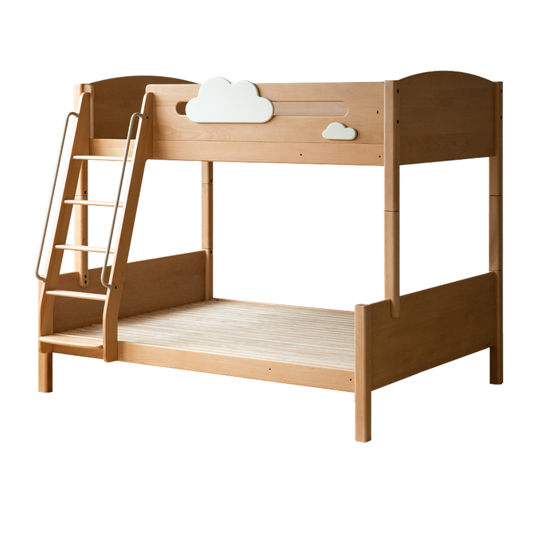 Beech Solid Wood Children's Bunk Bed