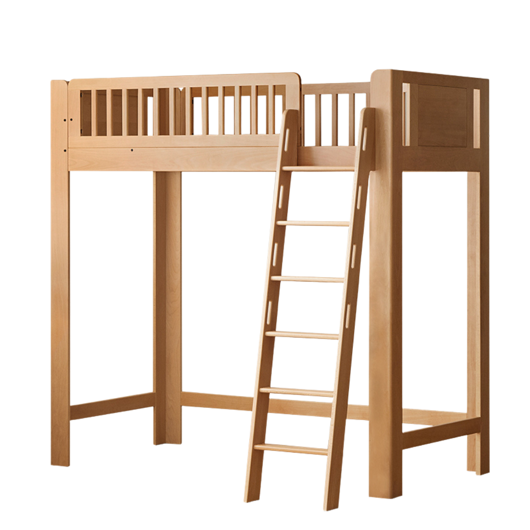 Beech Solid Wood Children's Loft Bed