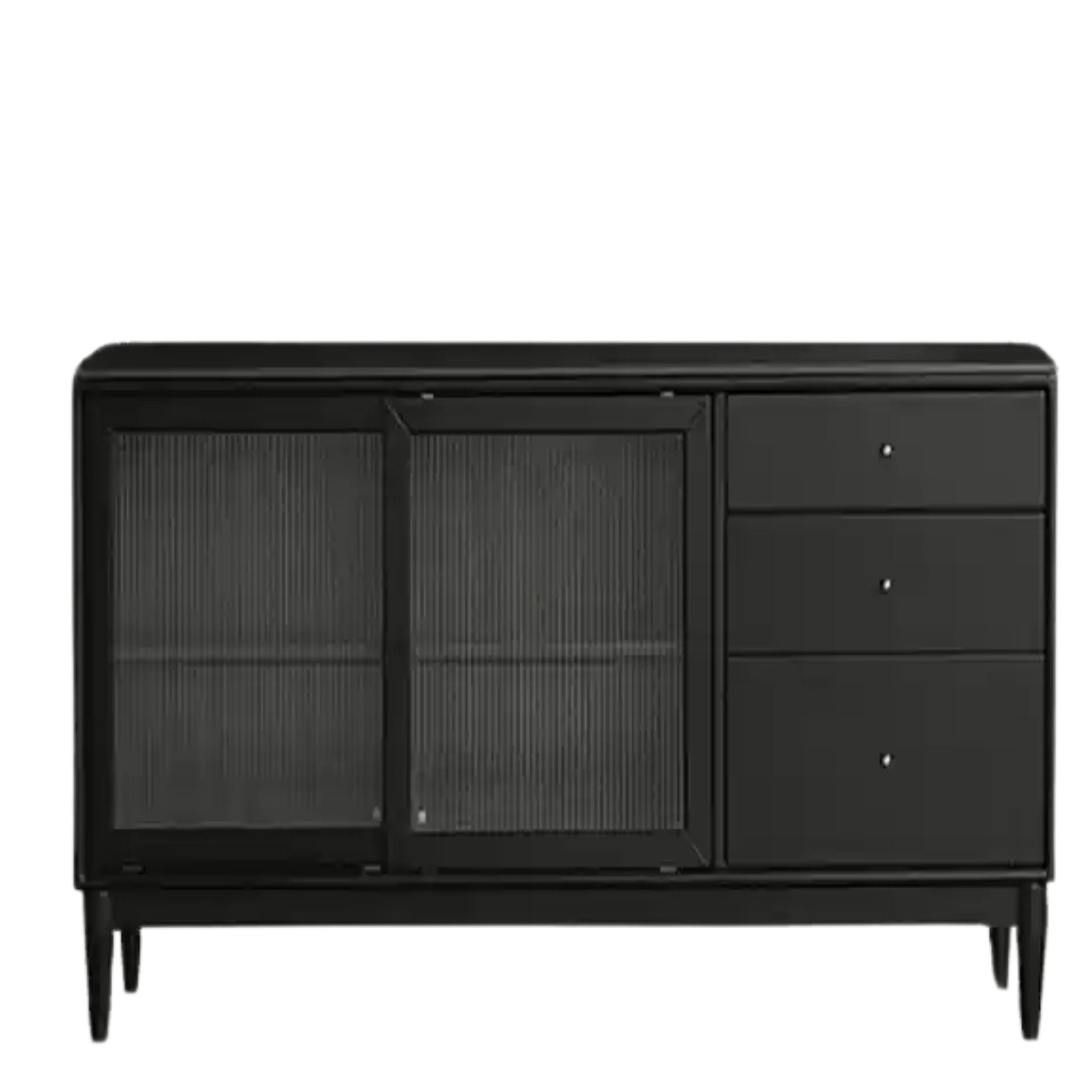 Solid Rubberwood Restaurant Modern Sideboard