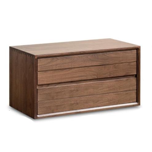Black Walnut Solid Wood Free Combination Multifunctional Bookcase.