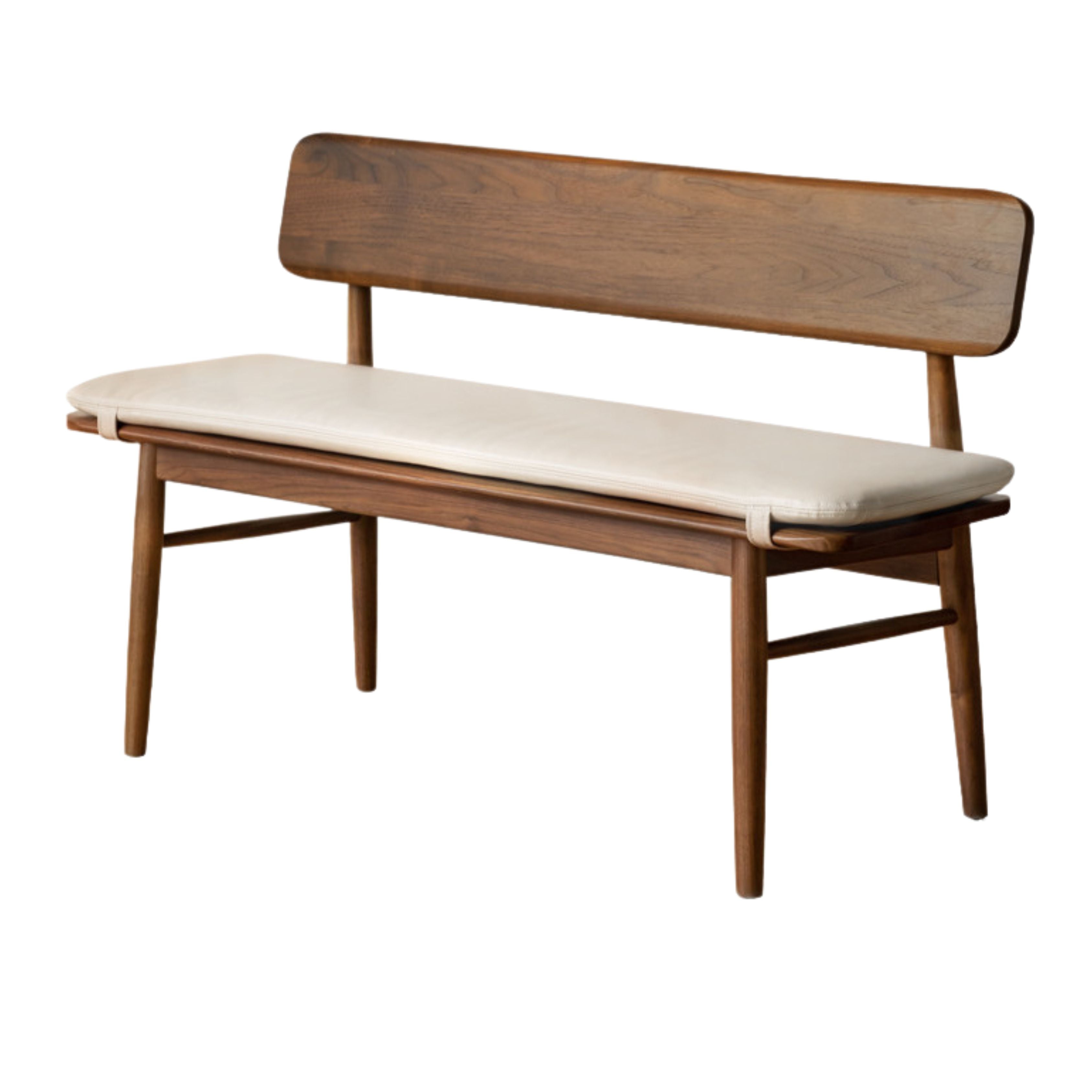 Black Walnut Solid Wood Long Bench